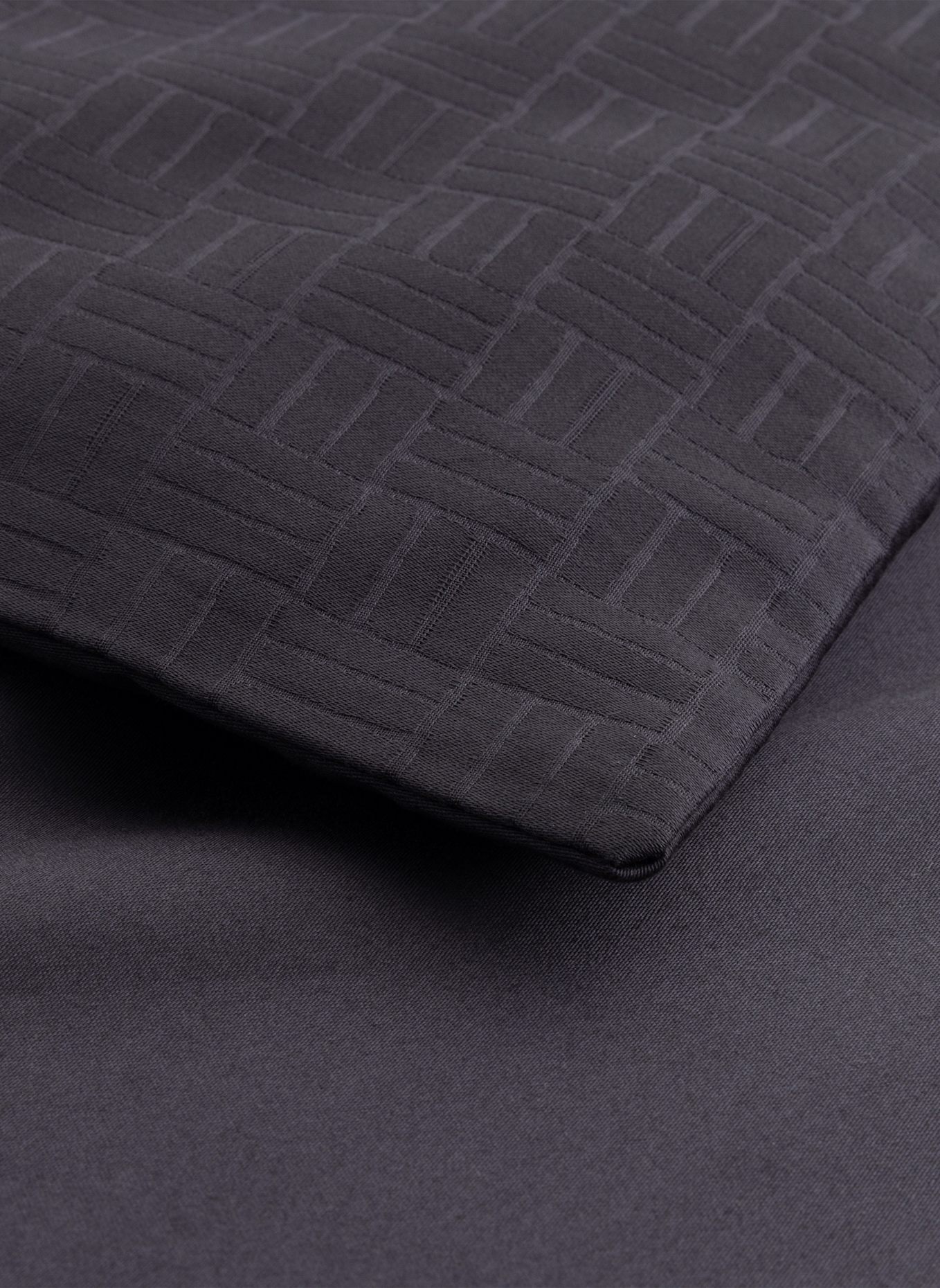 BOSS Bettwäsche Set LATTICE: GRAU