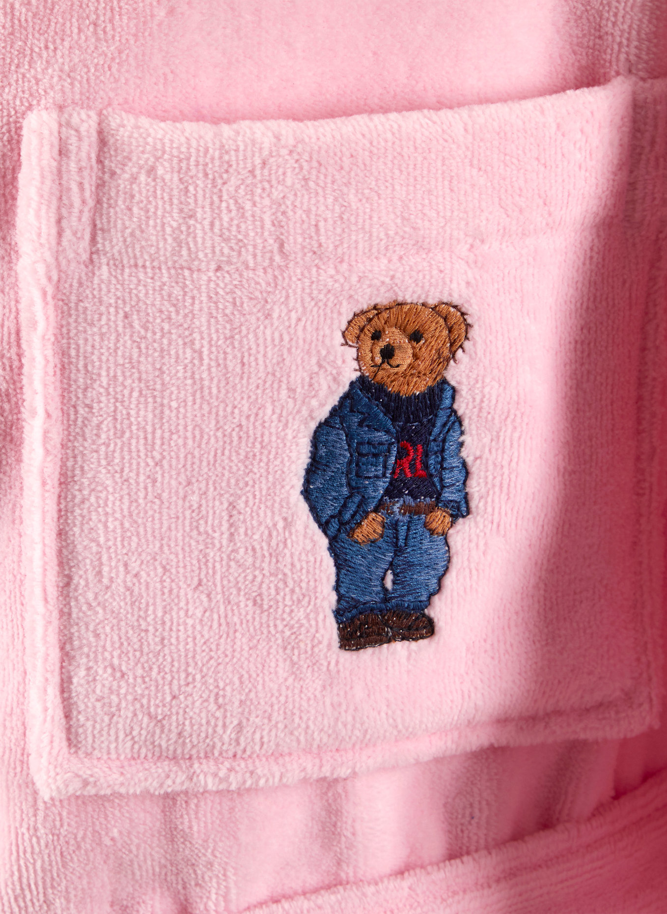 RALPH LAUREN HOME Bademantel DENIMBEAR: PINK