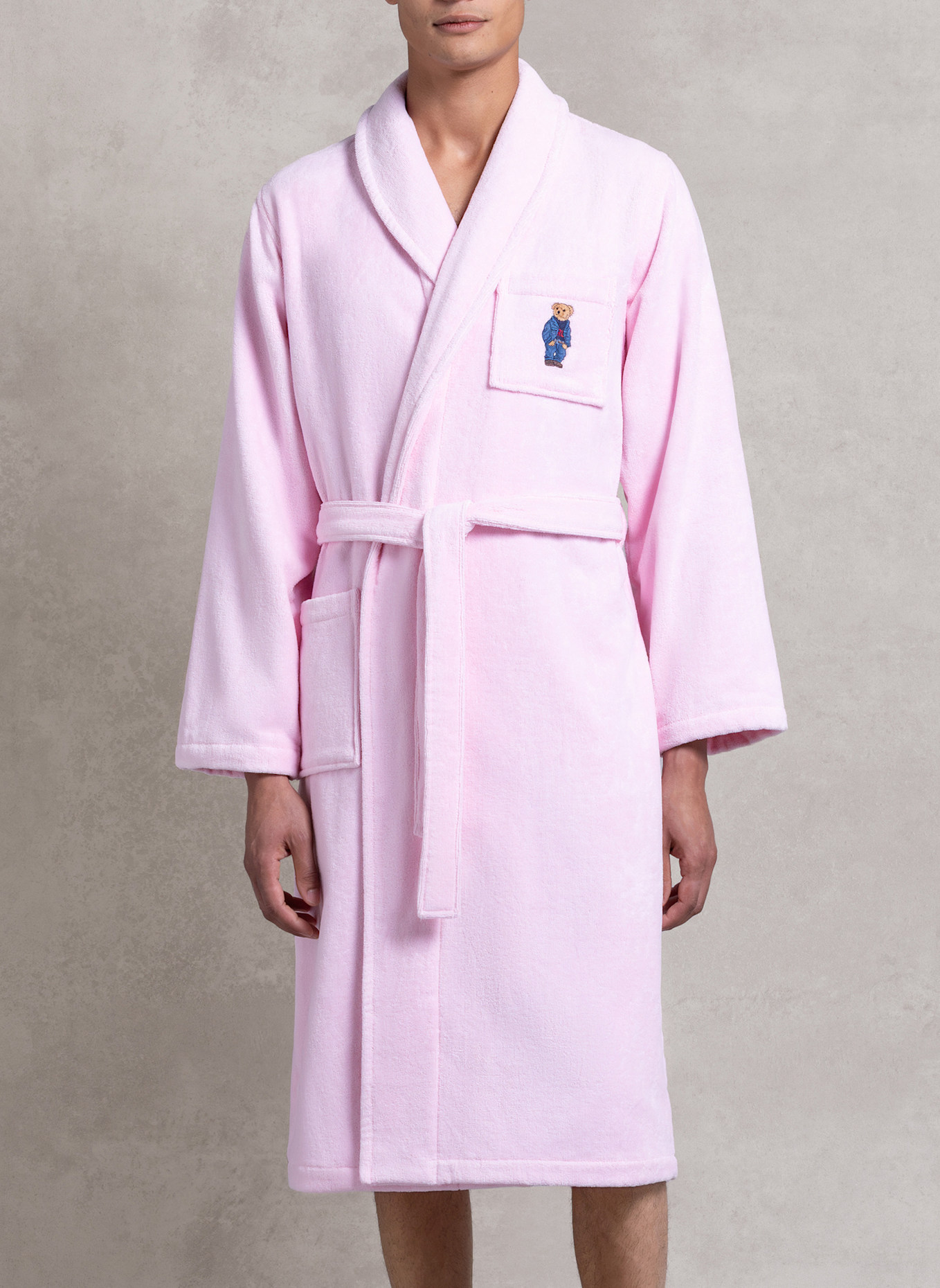 RALPH LAUREN HOME Bademantel DENIMBEAR: PINK