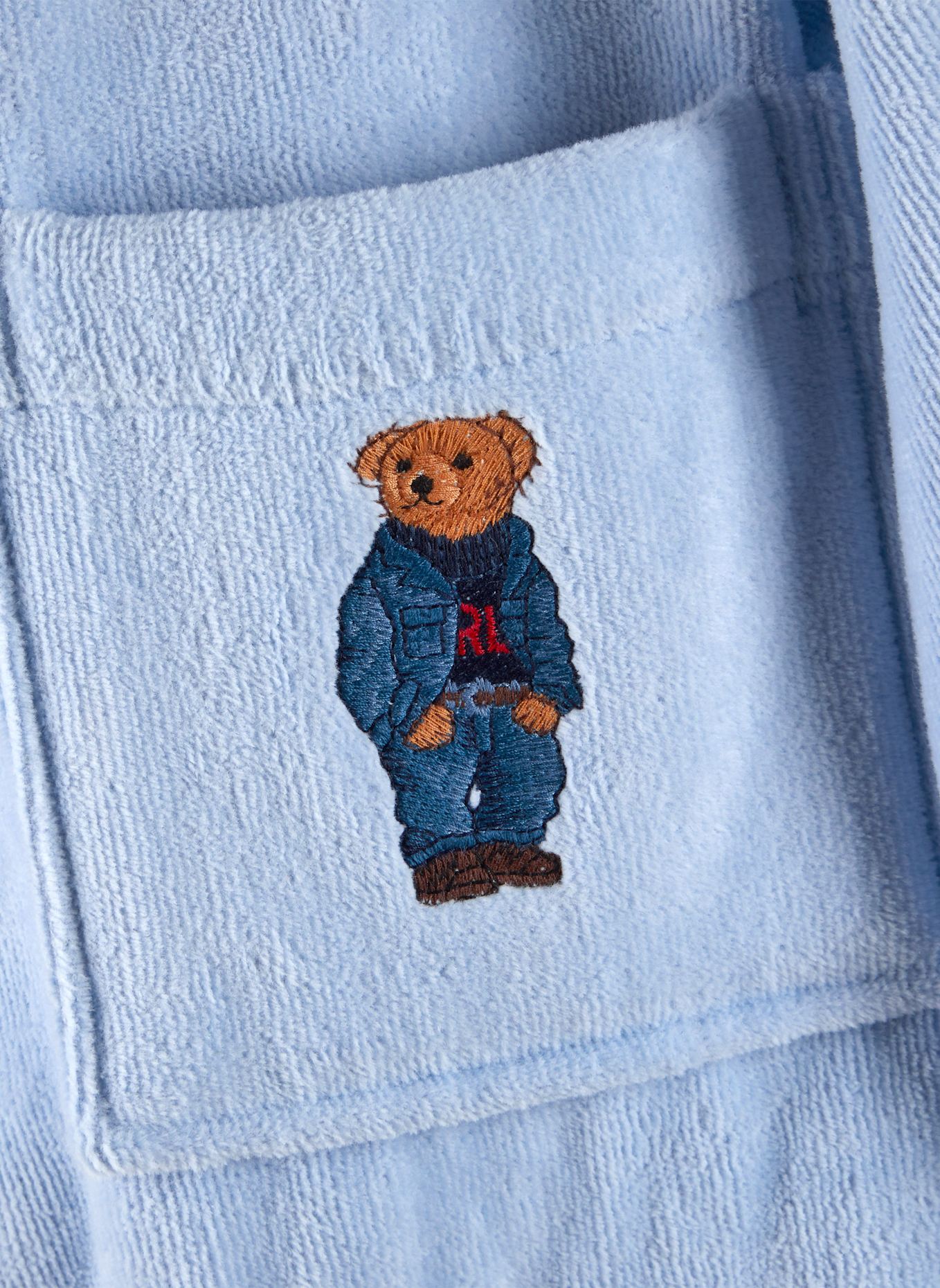 RALPH LAUREN HOME Bademantel DENIMBEAR: BLAU