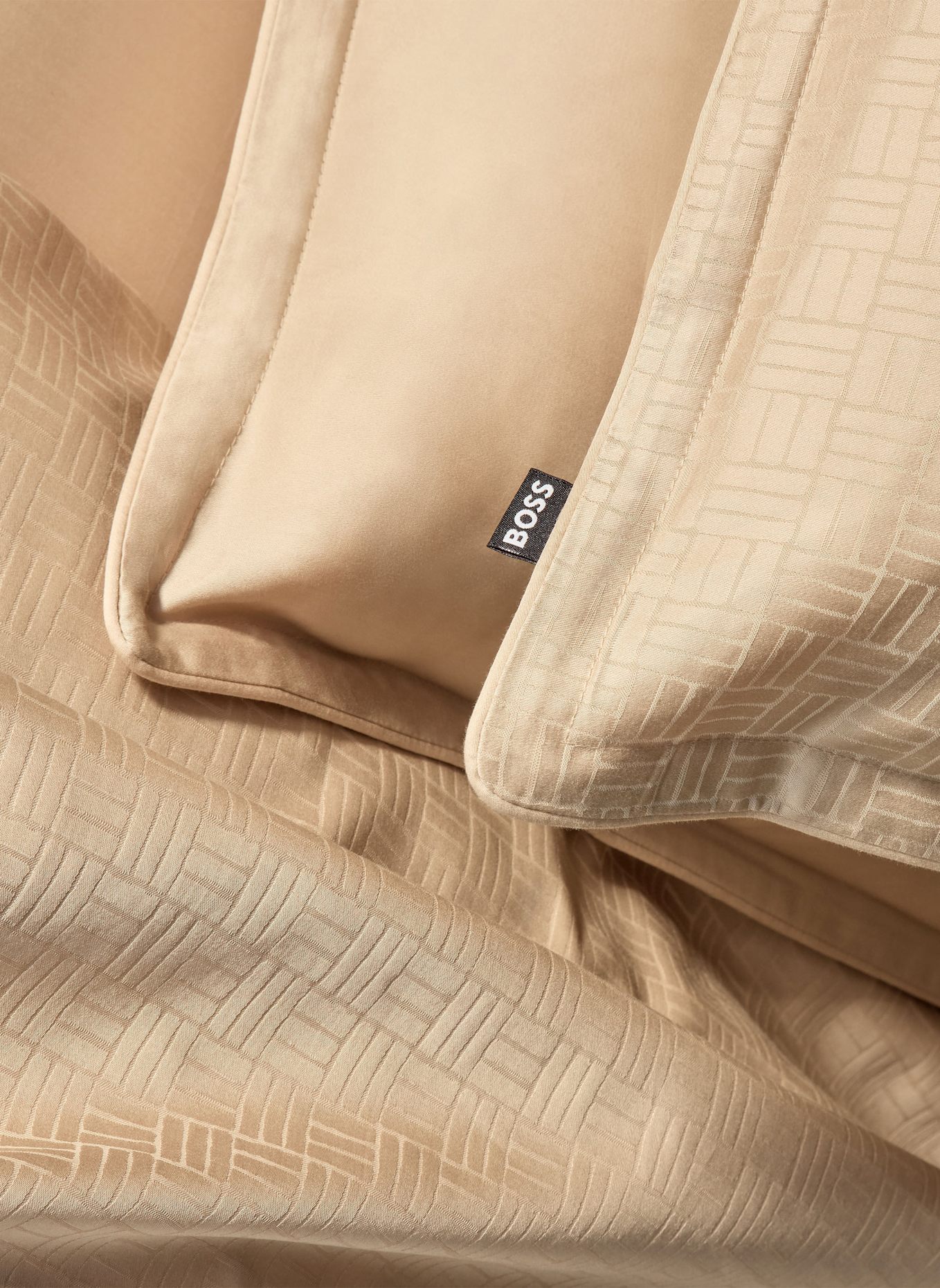BOSS Bettwäsche Set LATTICE: BEIGE