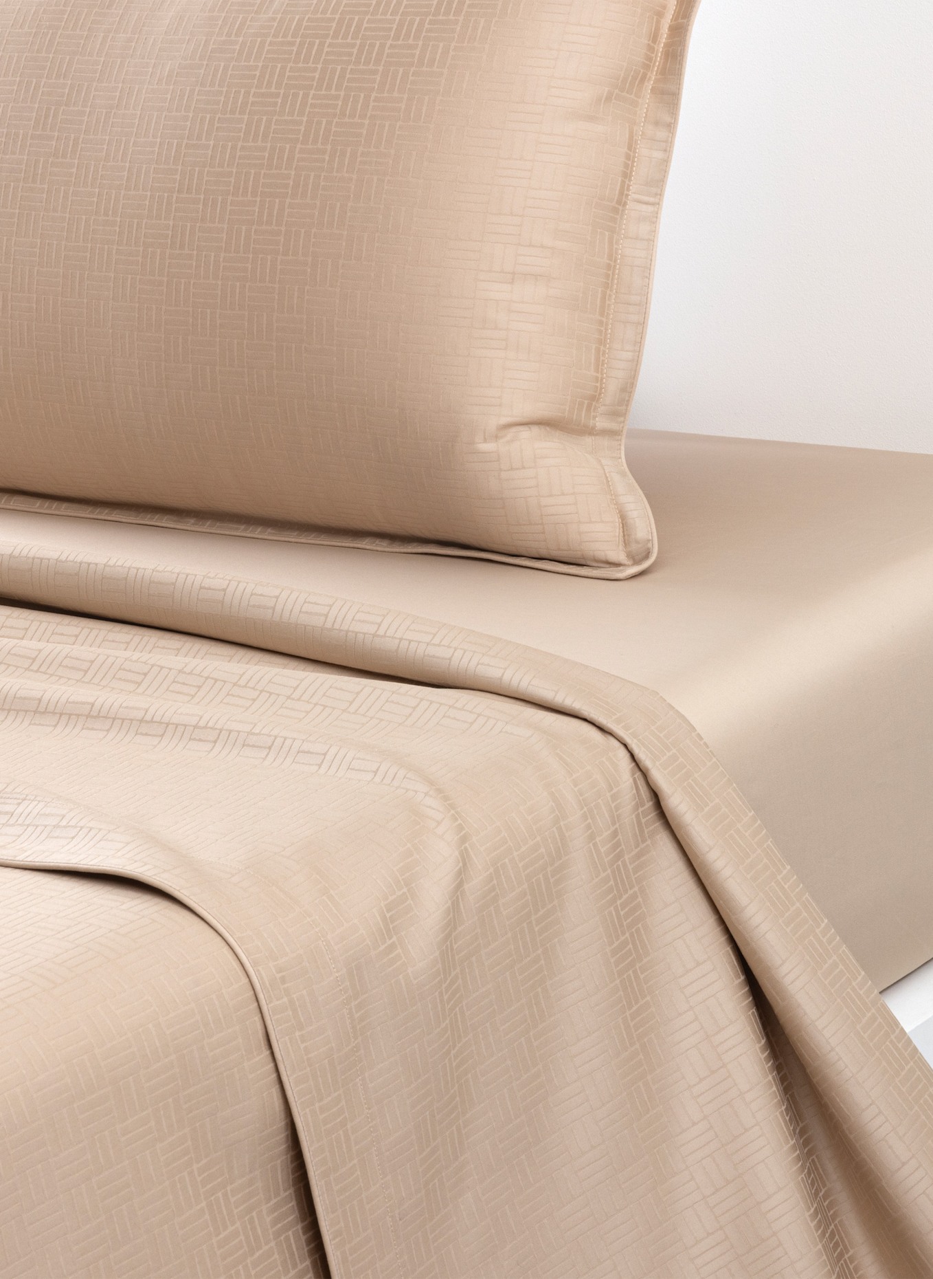 BOSS Bettwäsche Set LATTICE: BEIGE