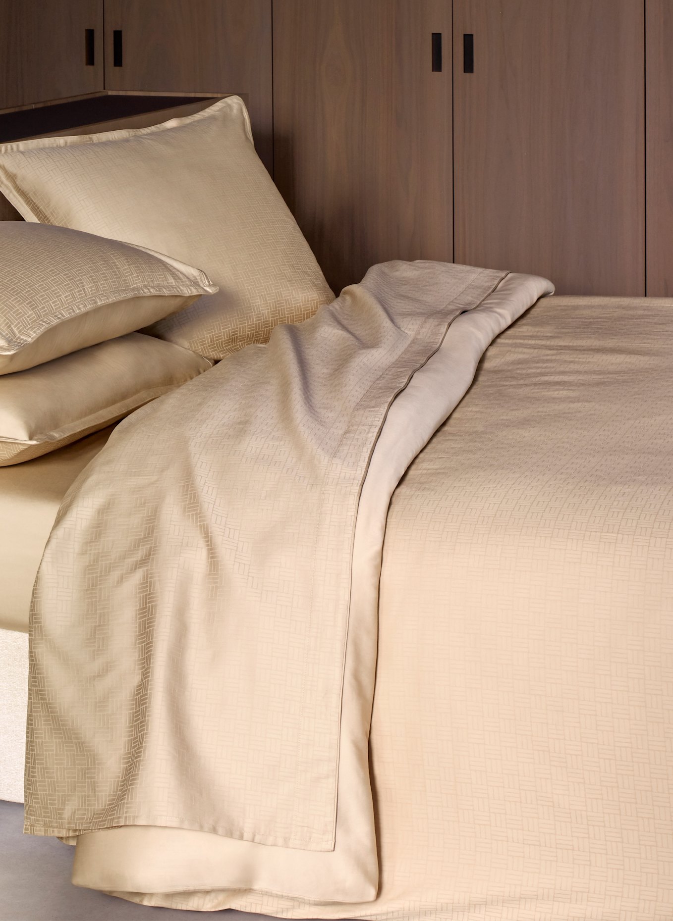 BOSS Bettwäsche Set LATTICE: BEIGE