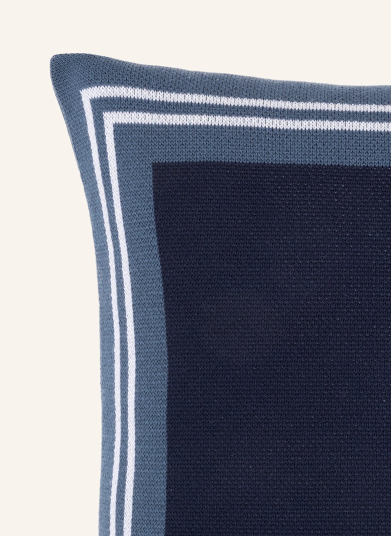 LACOSTE Dekokissenhülle LFRAME: DUNKELBLAU