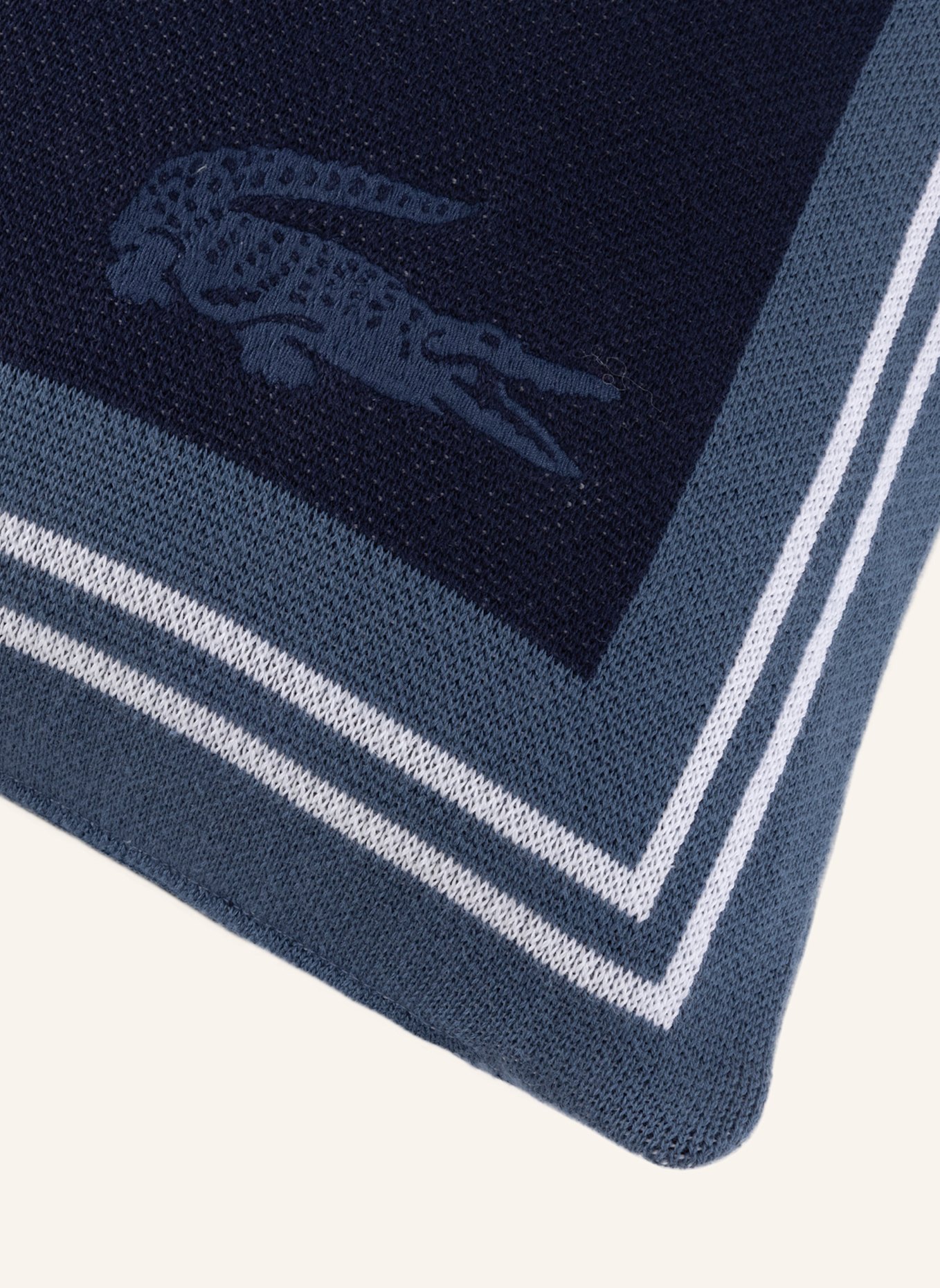 LACOSTE Dekokissenhülle LFRAME: DUNKELBLAU