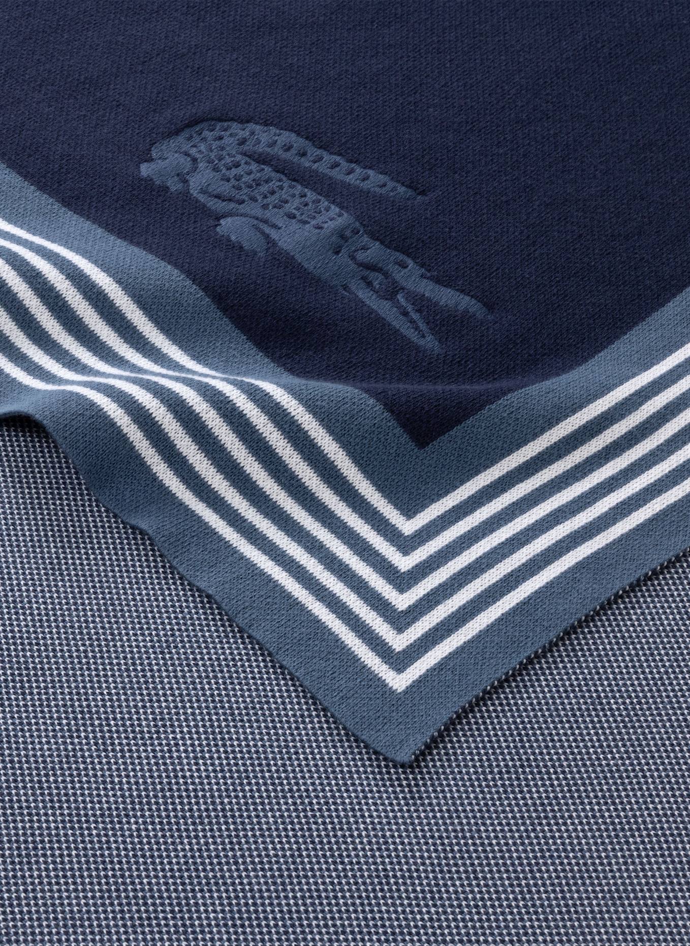 LACOSTE Plaid LFRAME: DUNKELBLAU