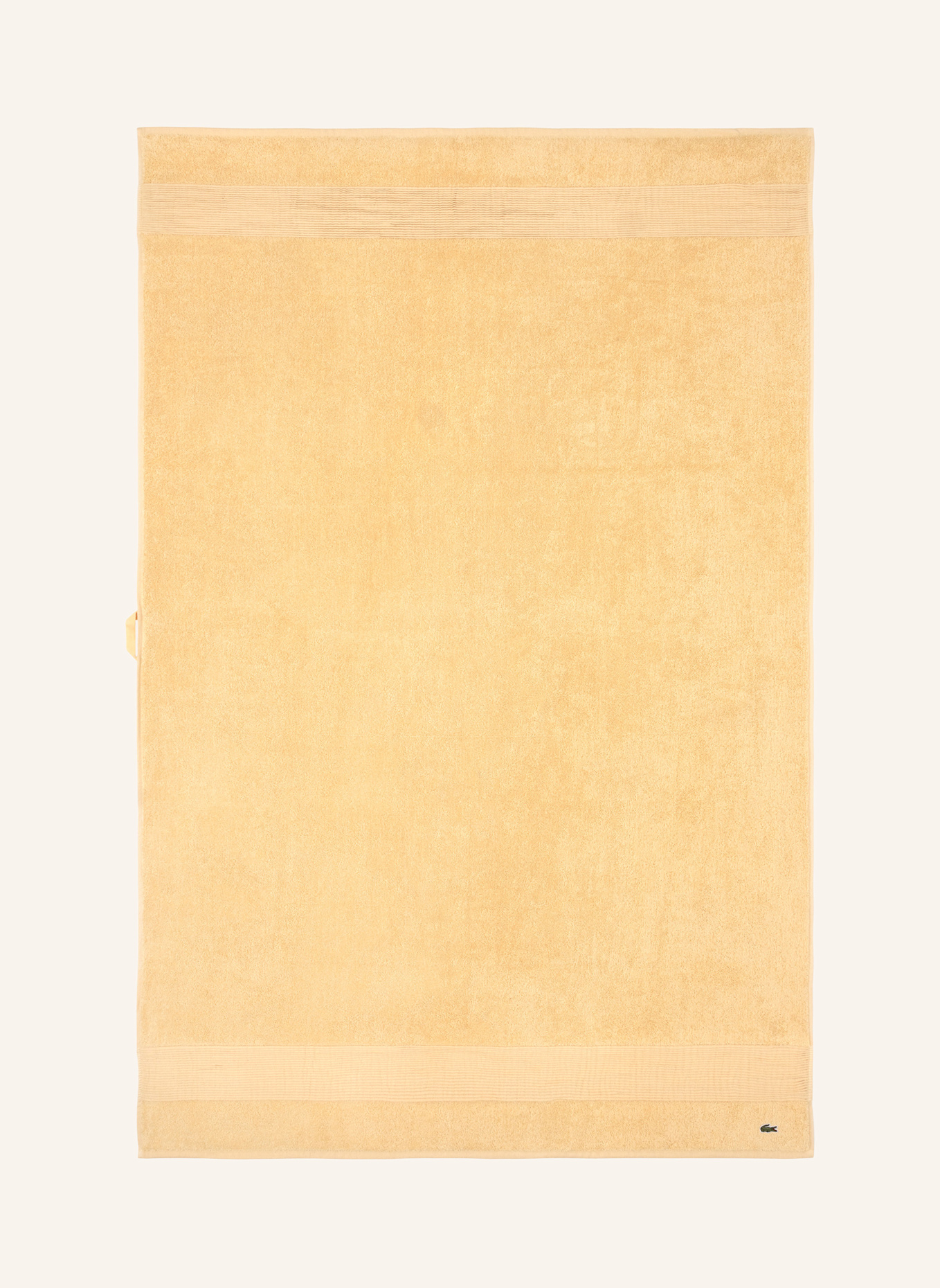 LACOSTE Badetuch LLECROCO: BEIGE