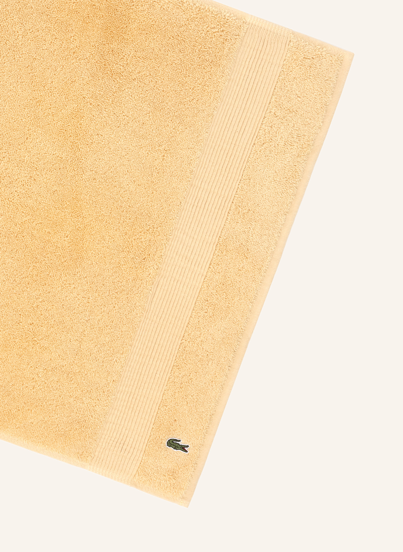 LACOSTE Badematte LLECROCO: BEIGE