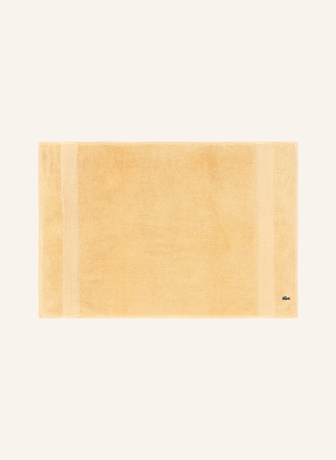 LACOSTE Badematte LLECROCO: BEIGE