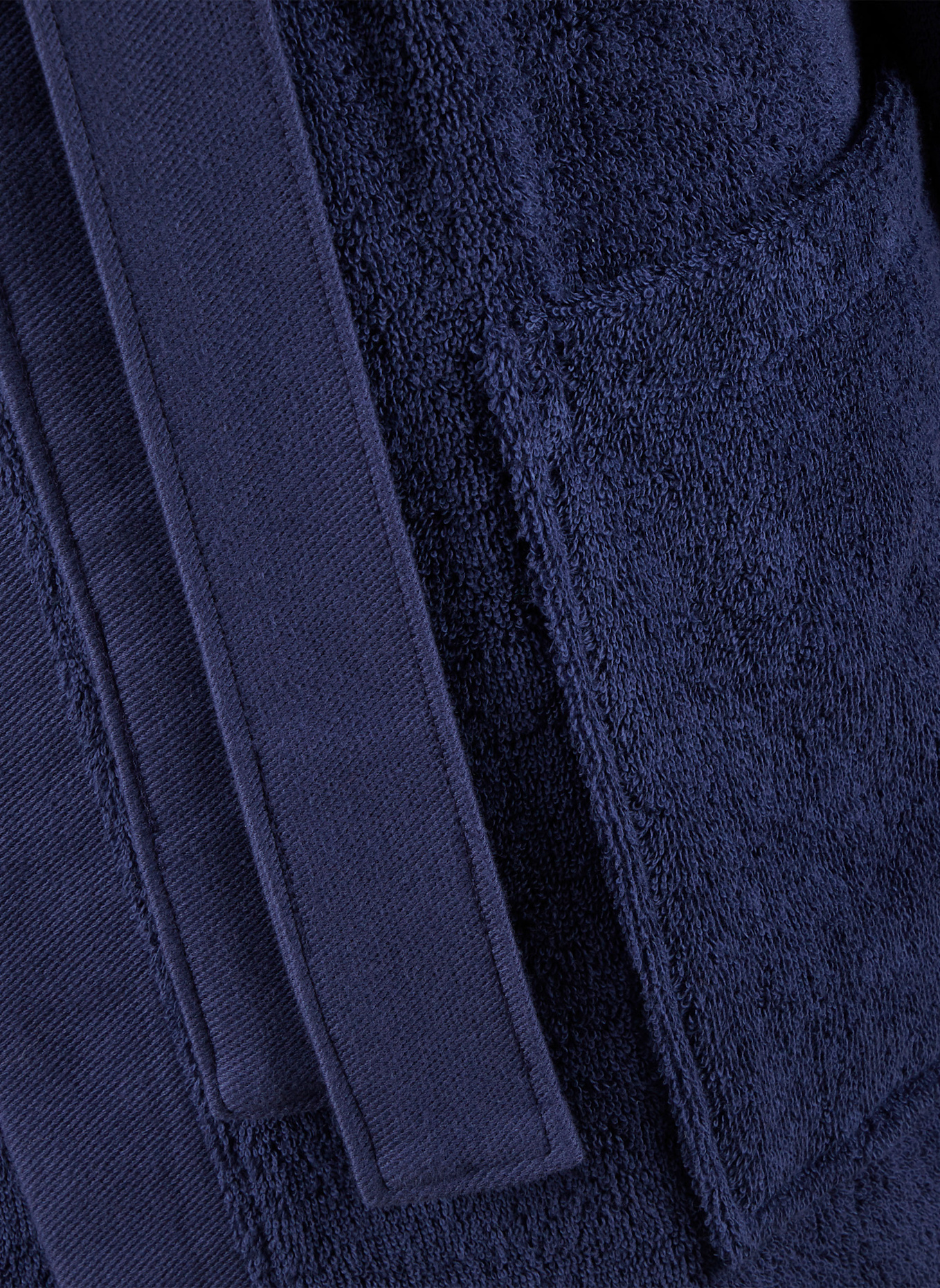 LACOSTE Bademantel LDEFILE: DUNKELBLAU