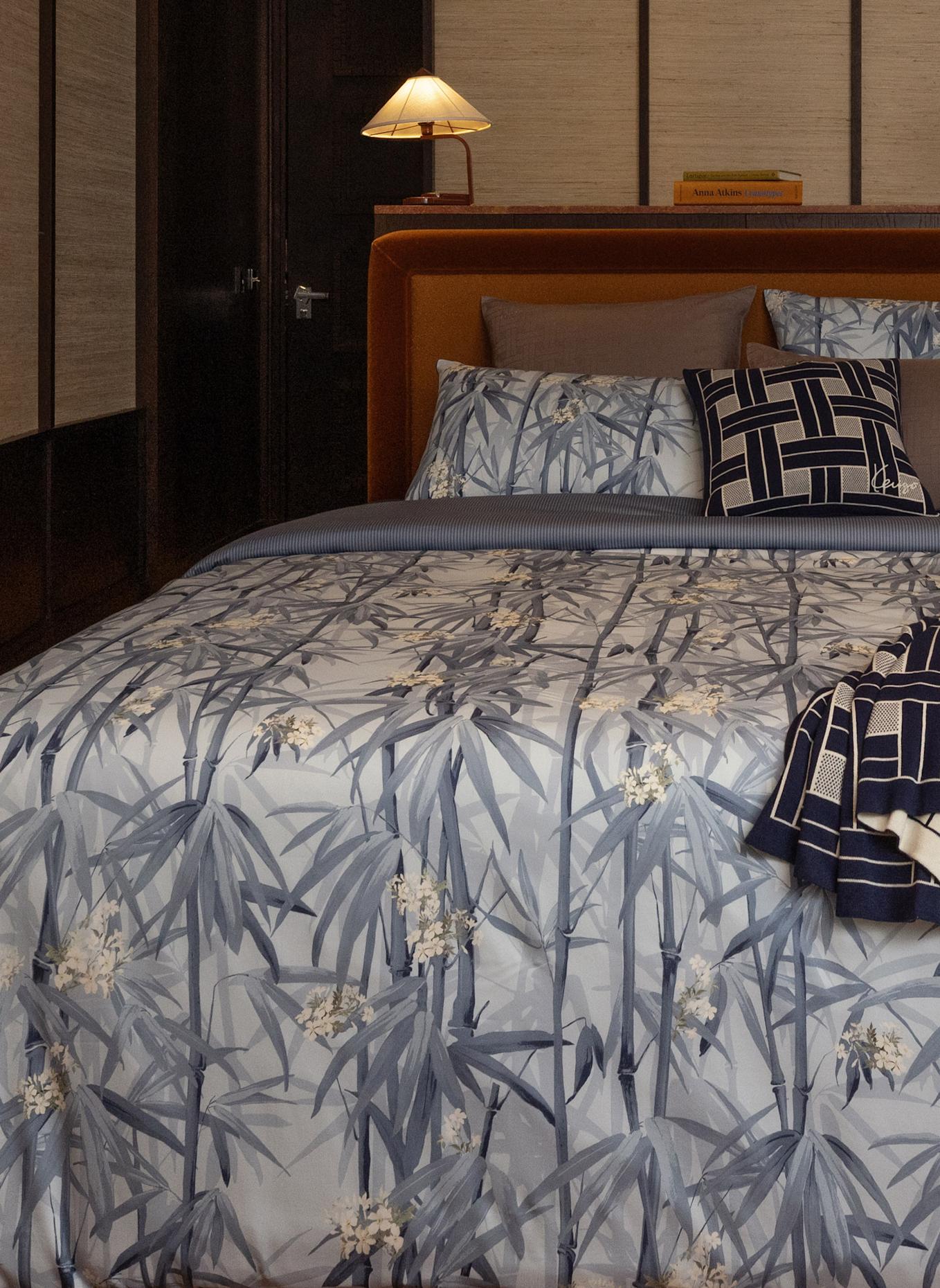 KENZO HOME Bettwäsche Set KZEN: BLAU