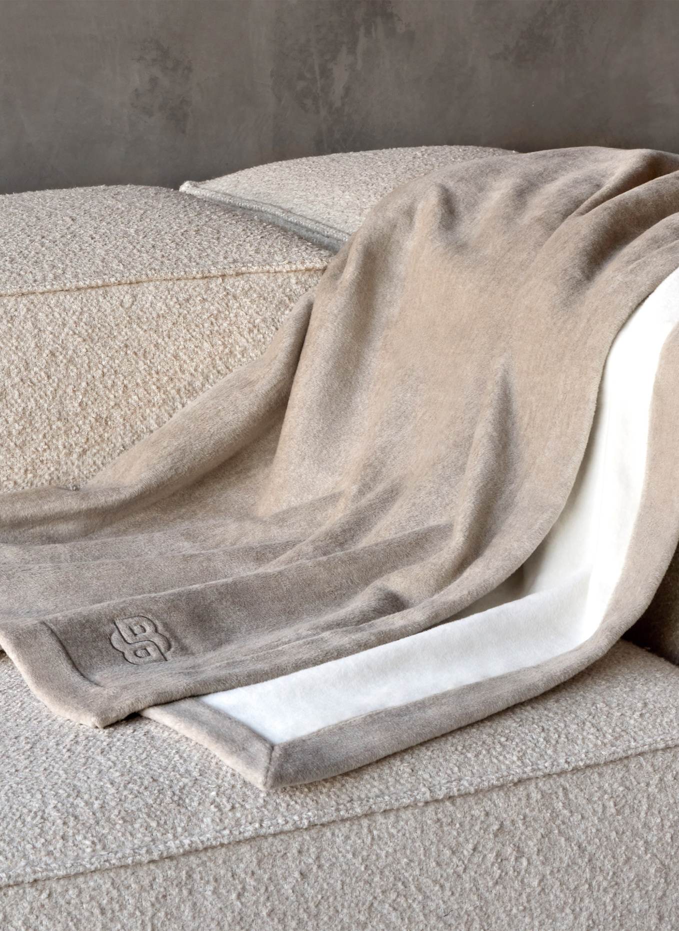 BOSS Plaid REVERSO: BEIGE