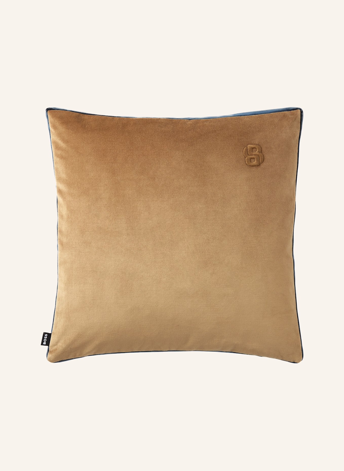 BOSS Dekokissenhülle BVELVET: CAMEL