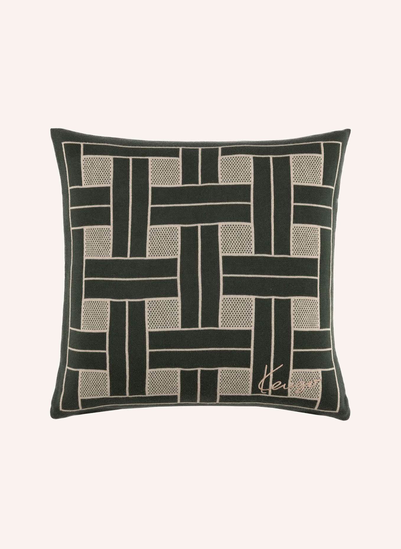 KENZO HOME Dekokissenhülle KWEAVE: KHAKI