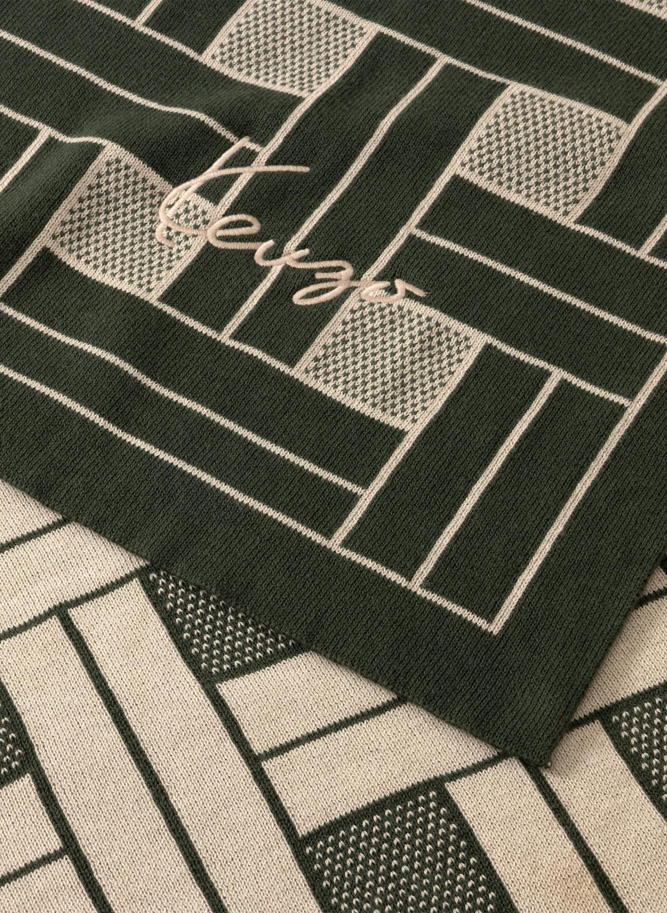 KENZO HOME Plaid KWEAVE: KHAKI