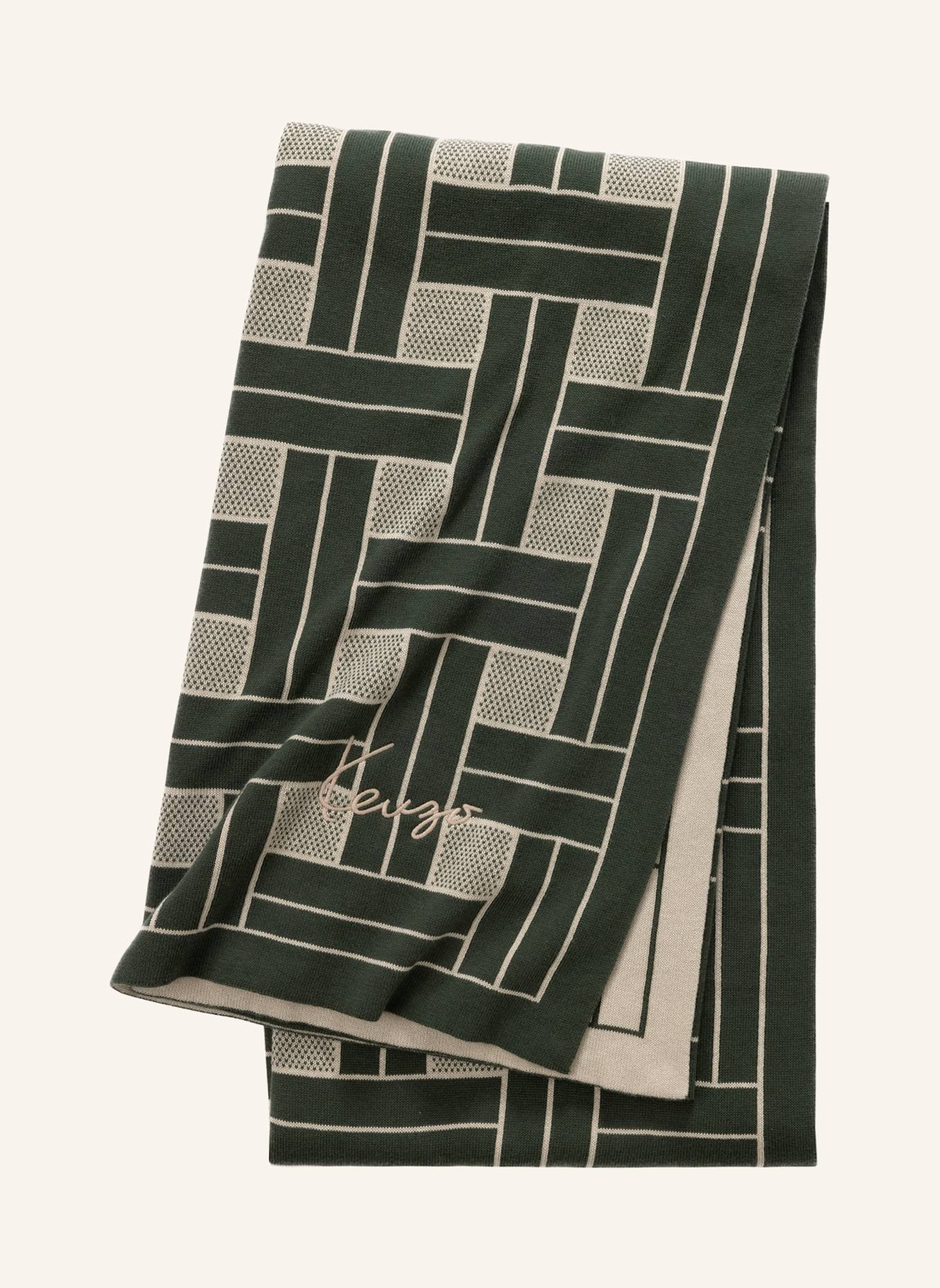 KENZO HOME Plaid KWEAVE: KHAKI