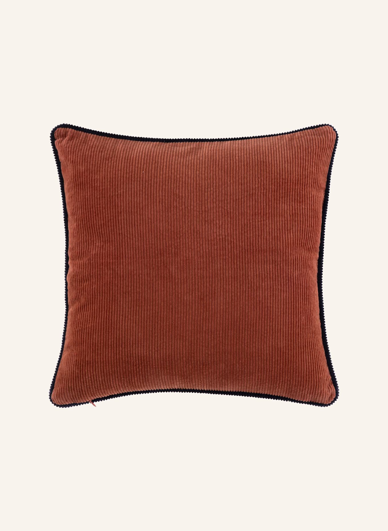 LACOSTE Dekokissenhülle LVELVET: DUNKELORANGE