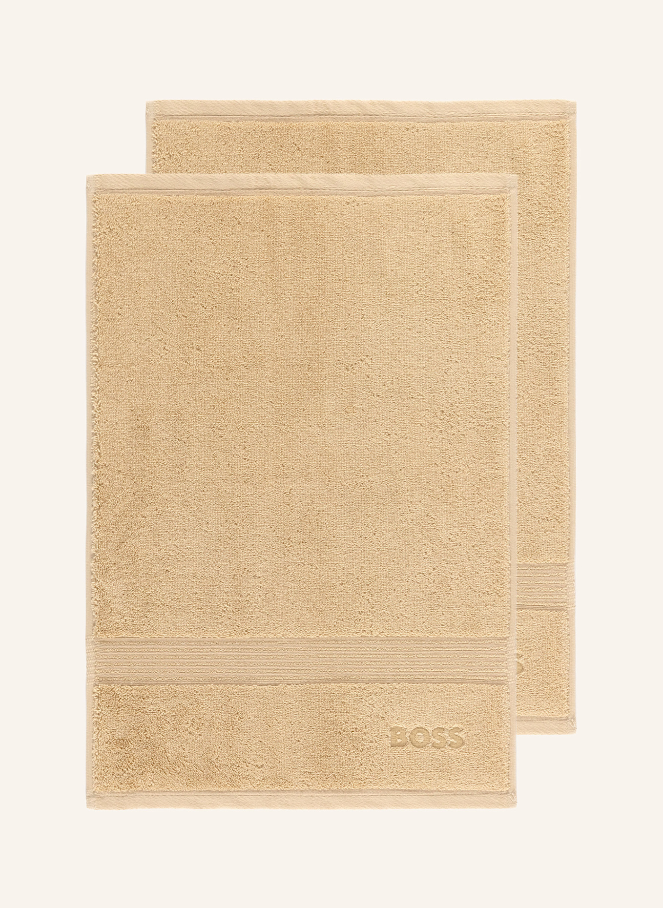 BOSS Gästetuch 2er Set LOFT: BEIGE