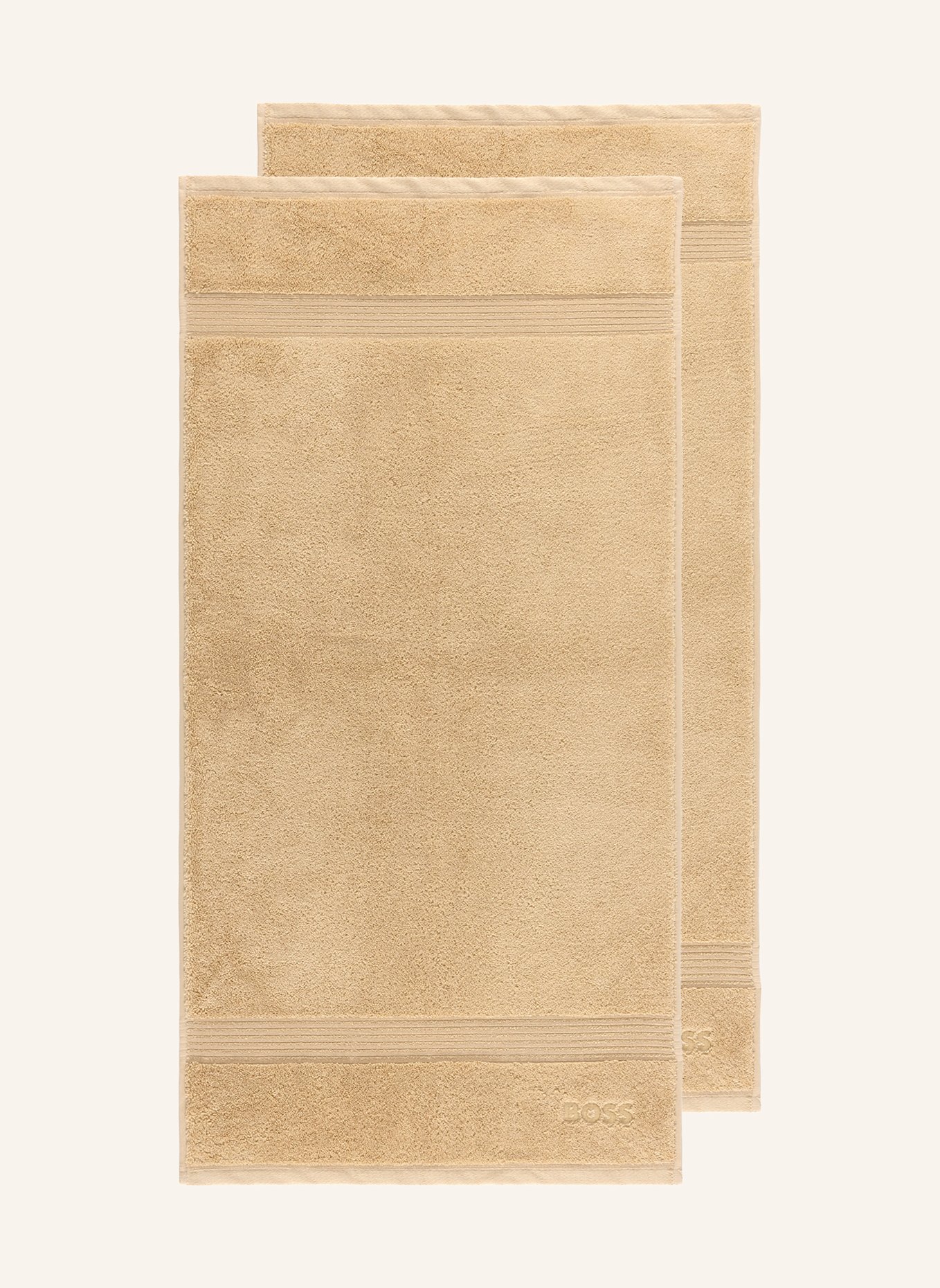 BOSS Handtuch 2er Set LOFT: BEIGE