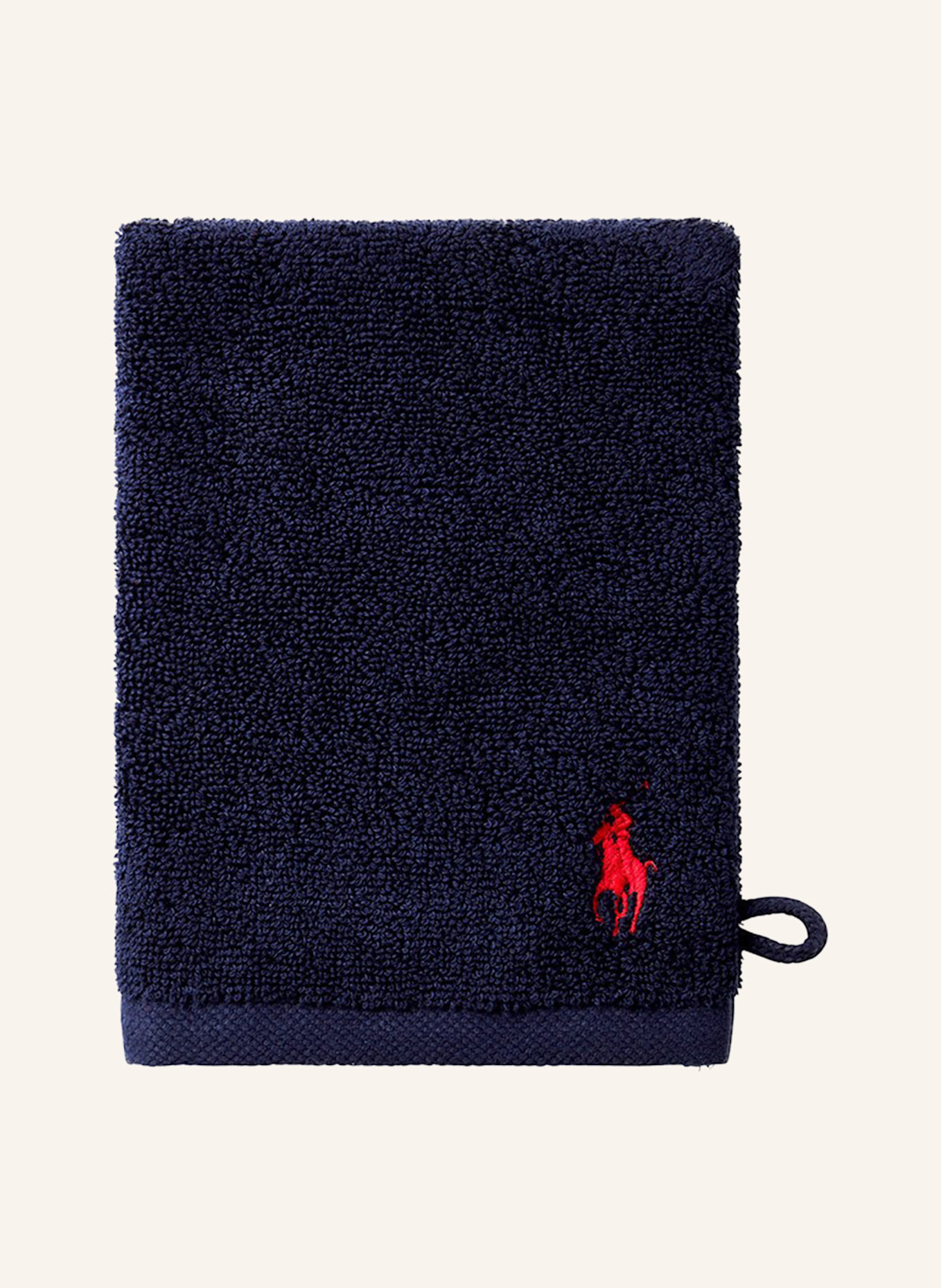 RALPH LAUREN HOME Waschhandschuh 4er Set POLOPLAYER: DUNKELBLAU
