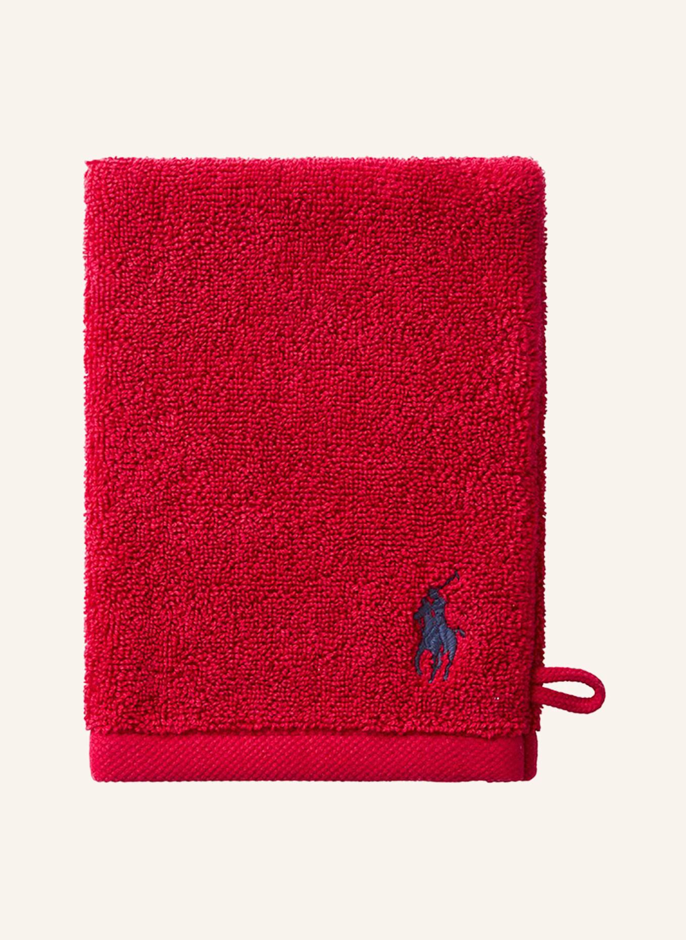 RALPH LAUREN HOME Waschhandschuh 4er Set POLOPLAYER: ROT