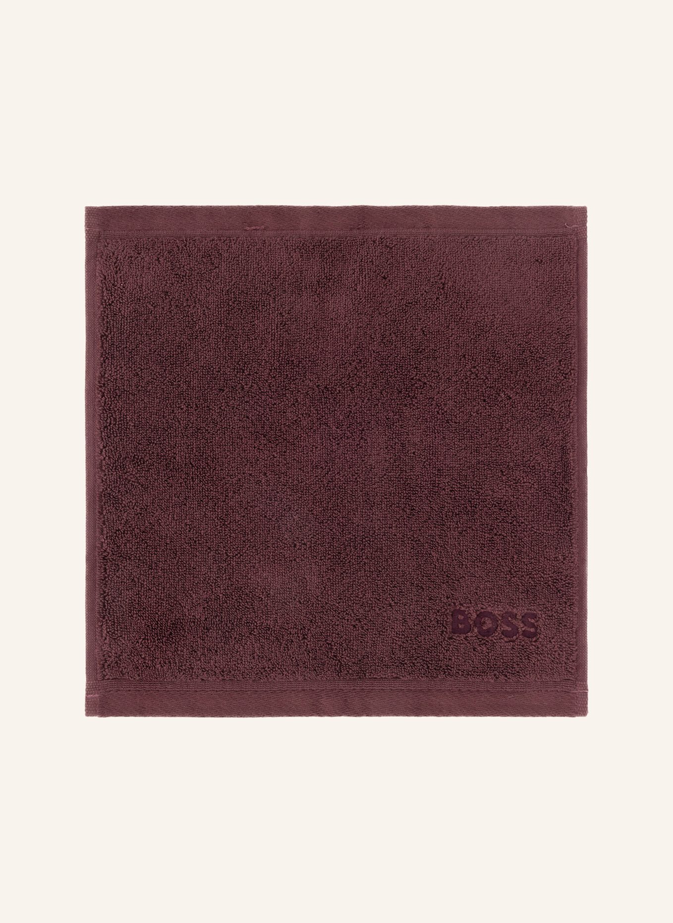 BOSS Waschlappen 4er Set LOFT: BRAUN