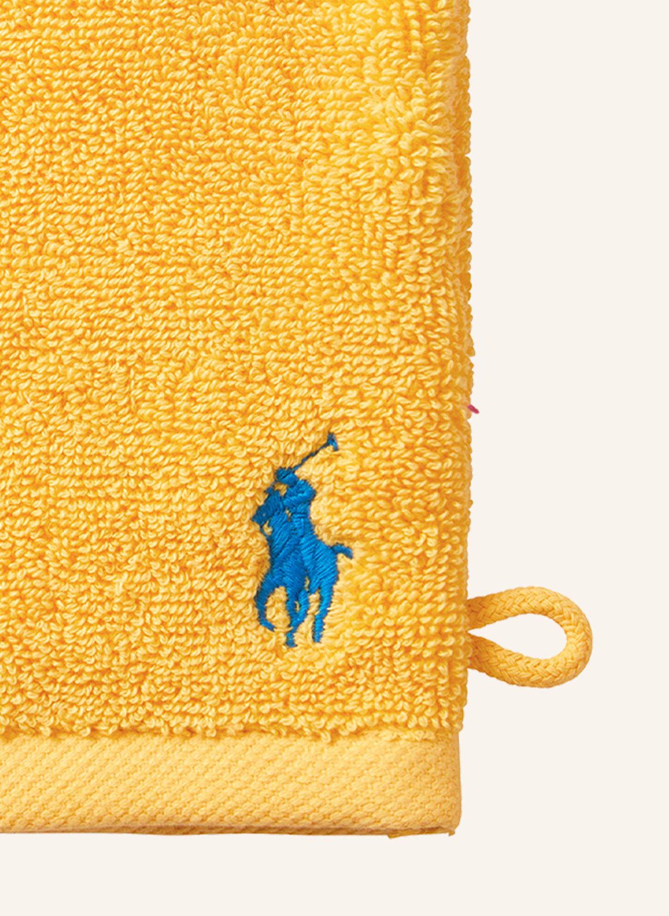 RALPH LAUREN HOME Waschhandschuh 4er Set POLOPLAYER: GELB