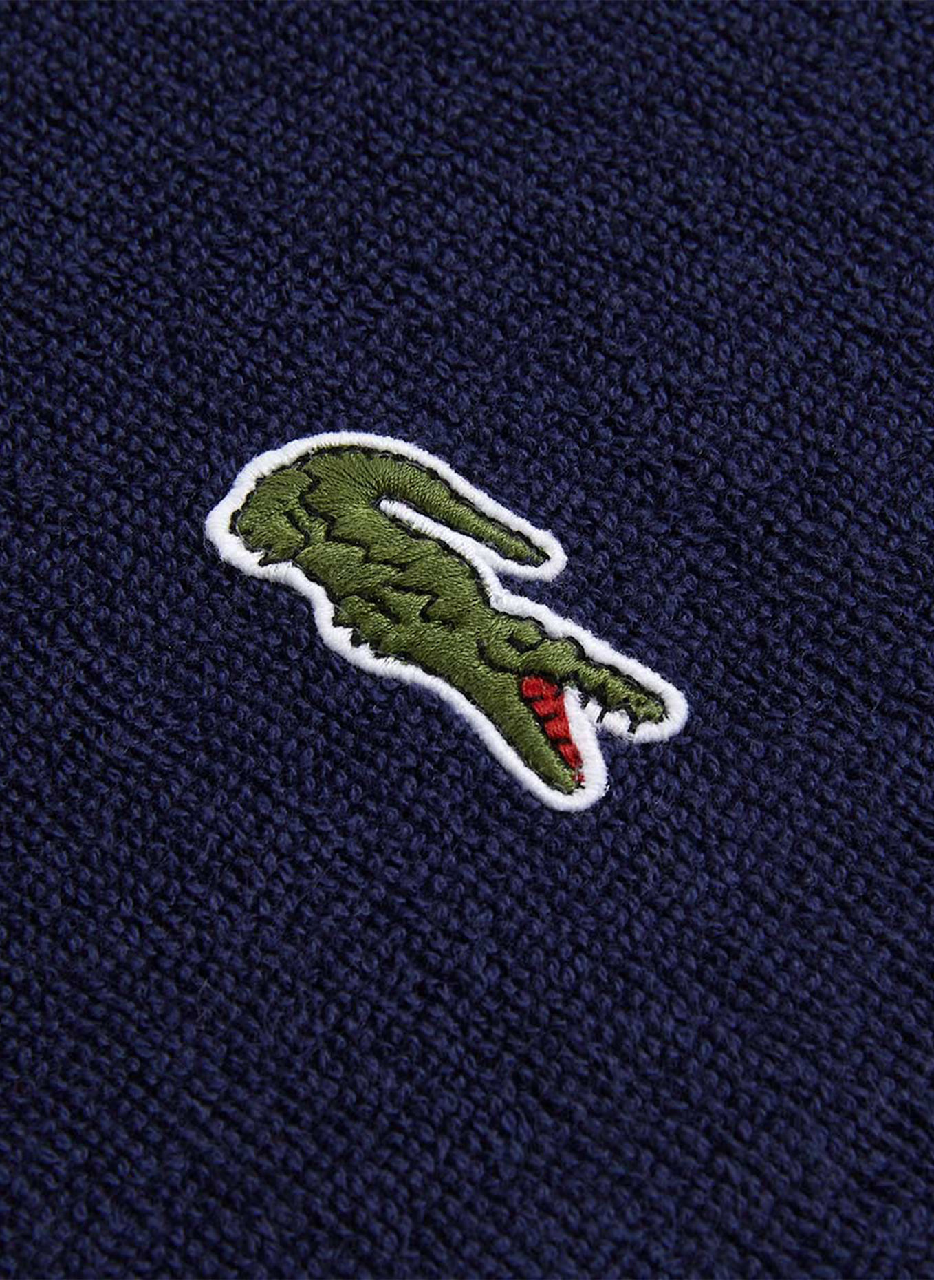 LACOSTE Strandtuch LSPORT: DUNKELBLAU