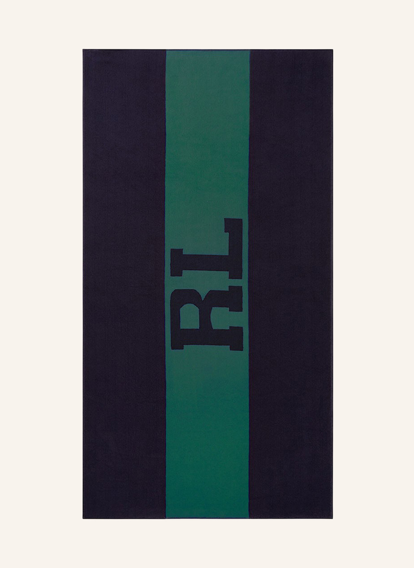 RALPH LAUREN HOME Strandtuch RLSIGNAT: GRÜN/ BLAU