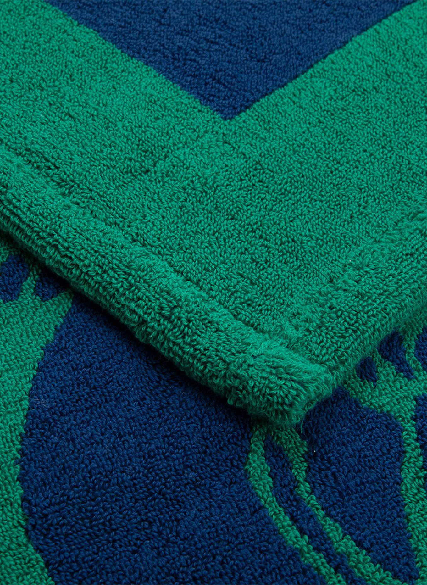 RALPH LAUREN HOME Strandtuch POLOJACQ: DUNKELBLAU/ GRÜN