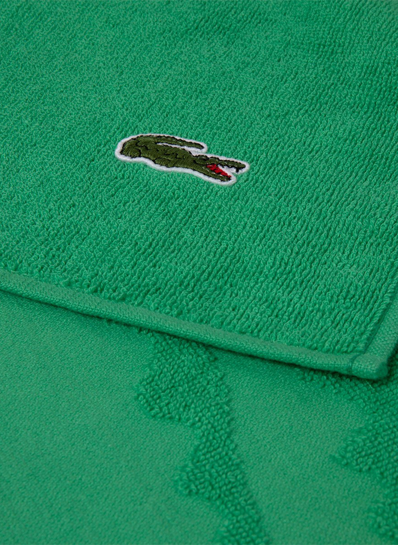 LACOSTE Strandtuch LSPORT: HELLGRÜN