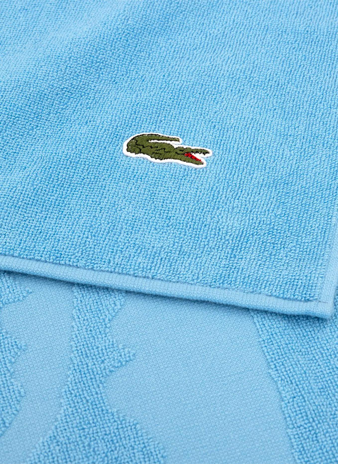 LACOSTE Strandtuch LSPORT: HELLBLAU