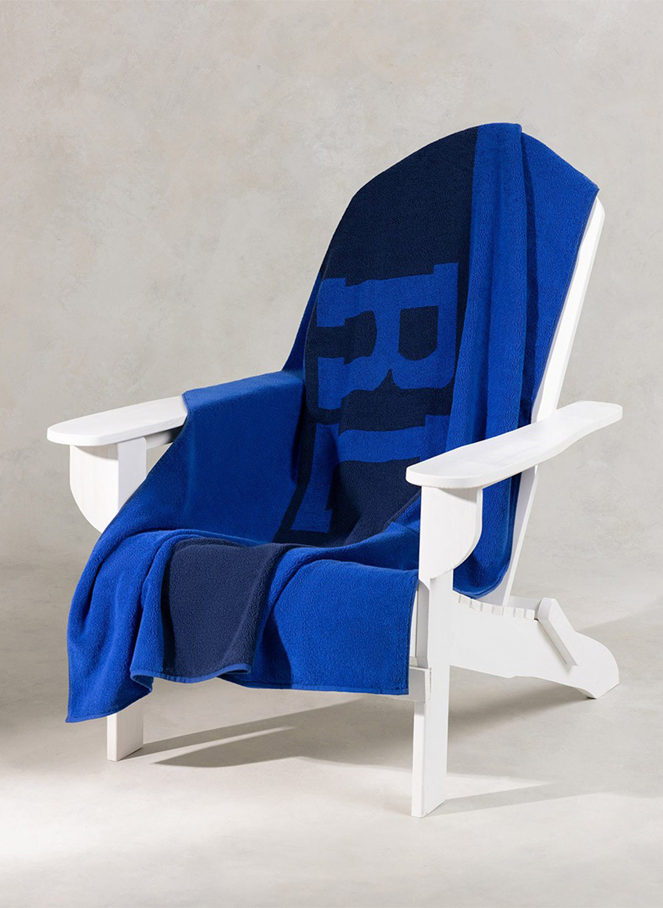 RALPH LAUREN HOME Strandtuch RLSIGNAT: DUNKELBLAU/ BLAU