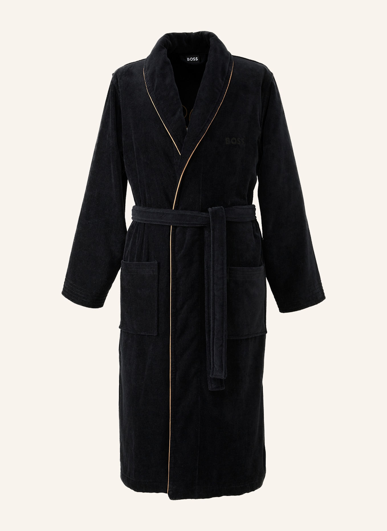 BOSS Bademantel TIAGO: SCHWARZ