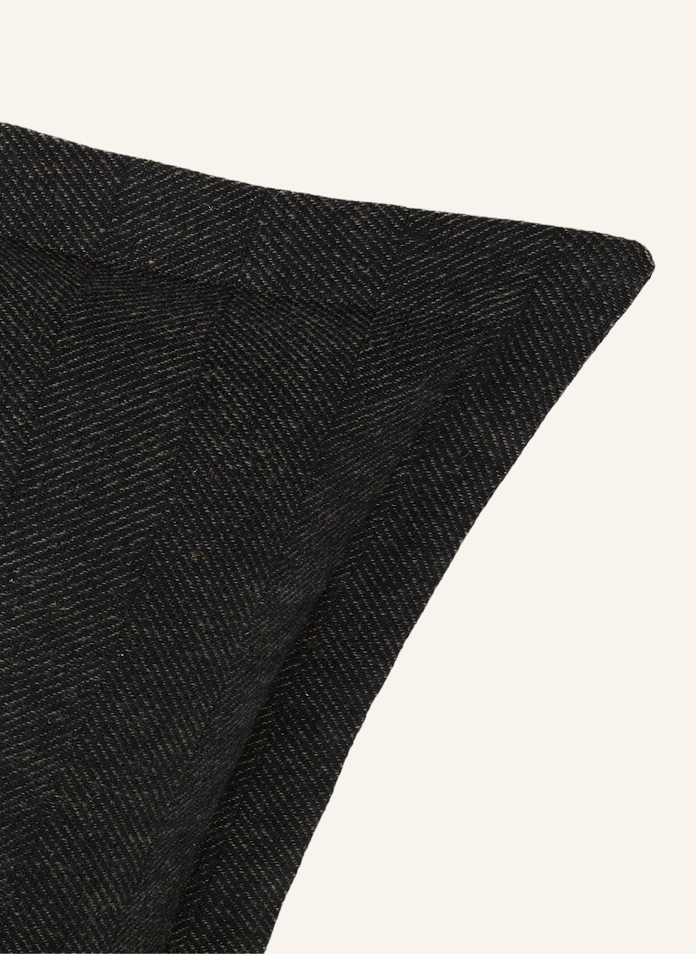 RALPH LAUREN HOME Dekokissenhülle GABLE: DUNKELGRAU