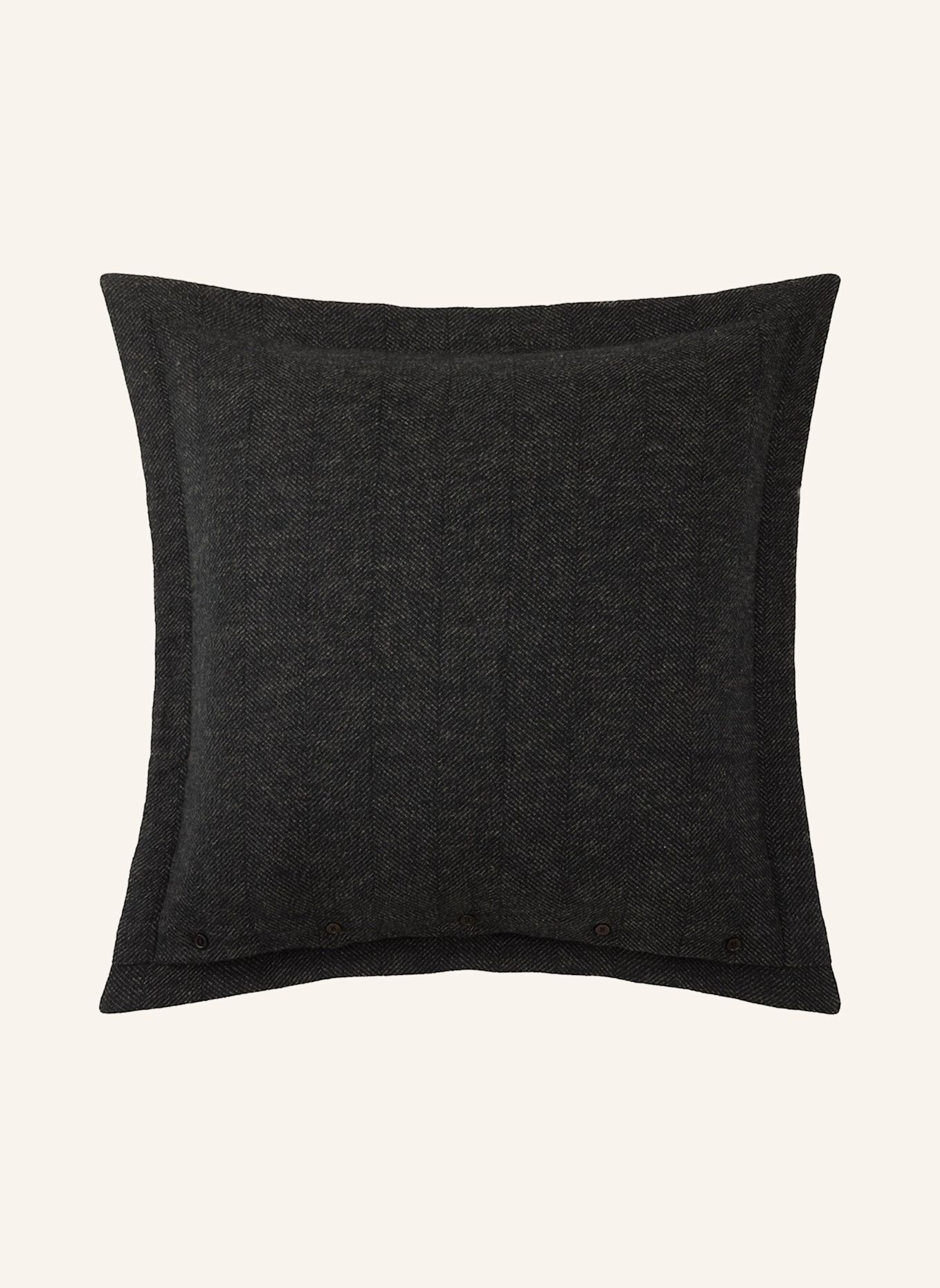 RALPH LAUREN HOME Dekokissenhülle GABLE: DUNKELGRAU