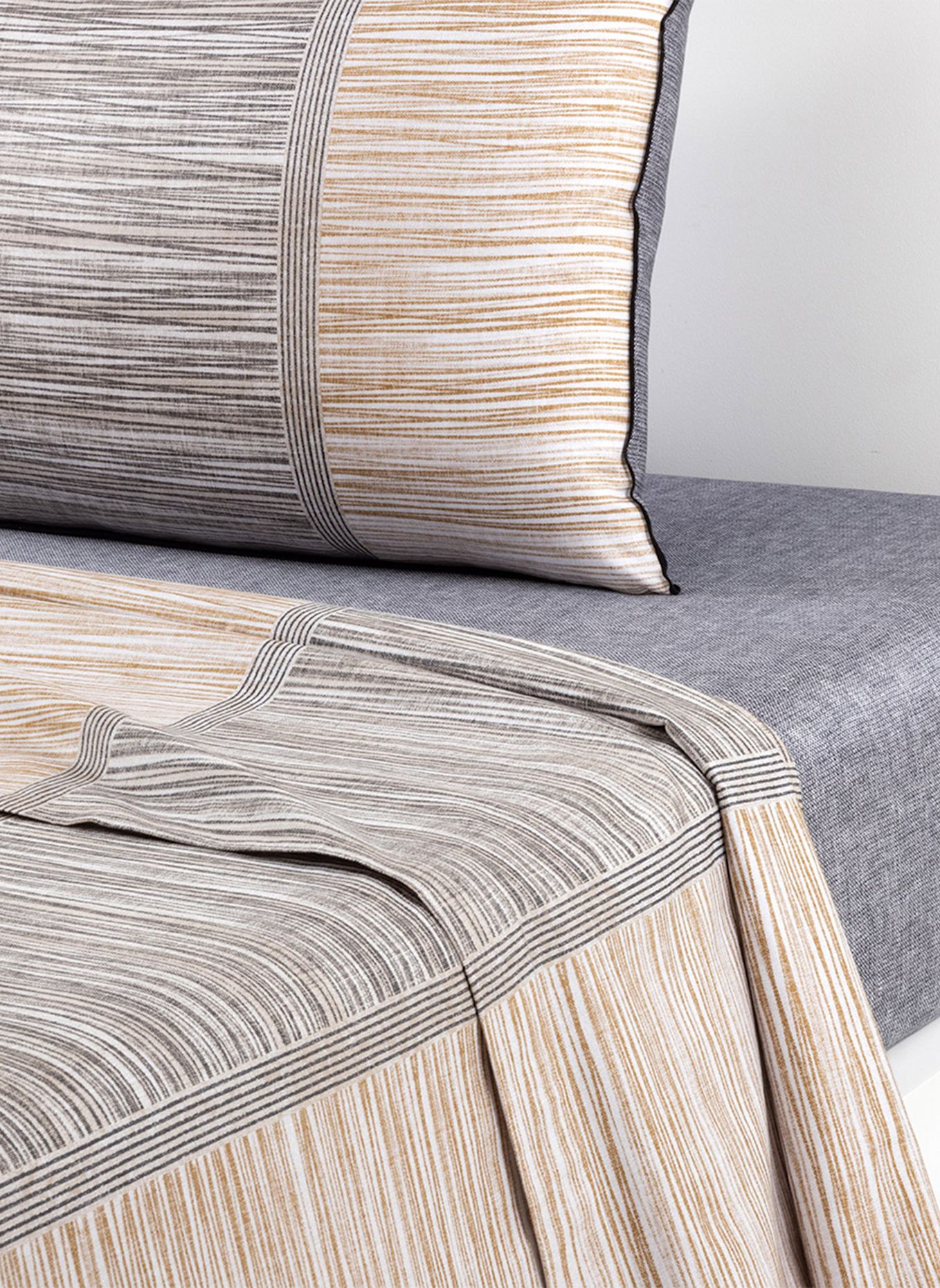 BOSS Dekbedovertrekken & hoeslakens TAMAN: BEIGE