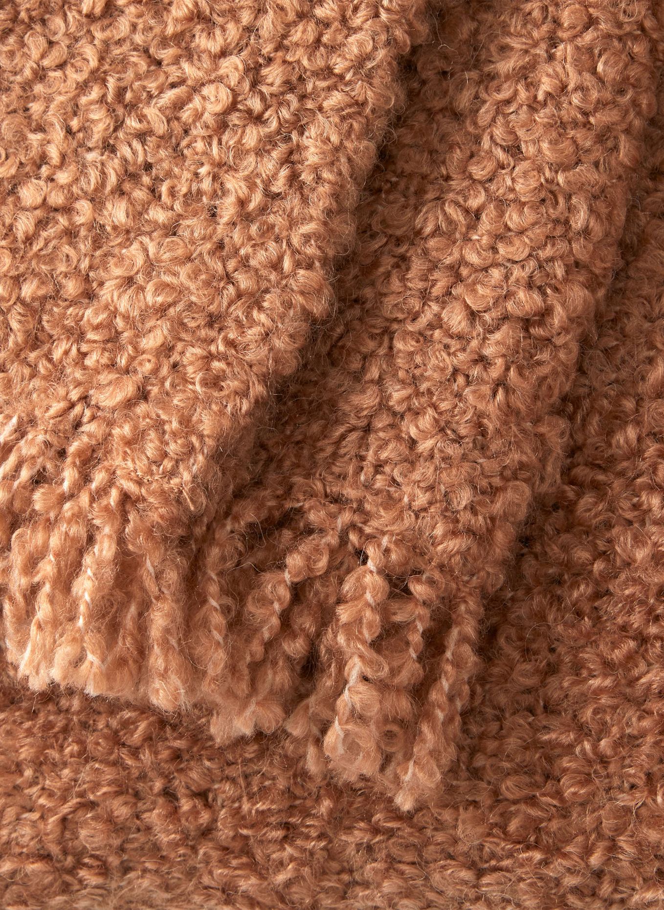 BOSS Plaid BOUCLE: DUNKELROT