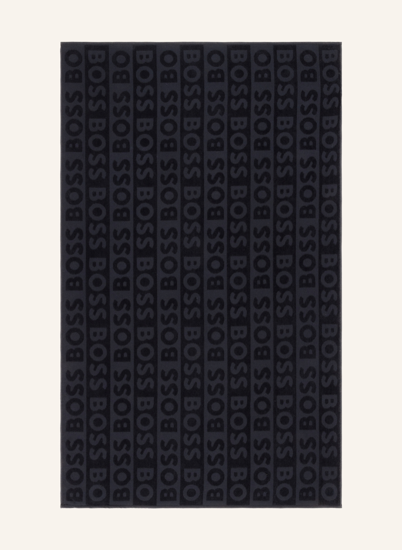 BOSS Strandtuch FONT: SCHWARZ