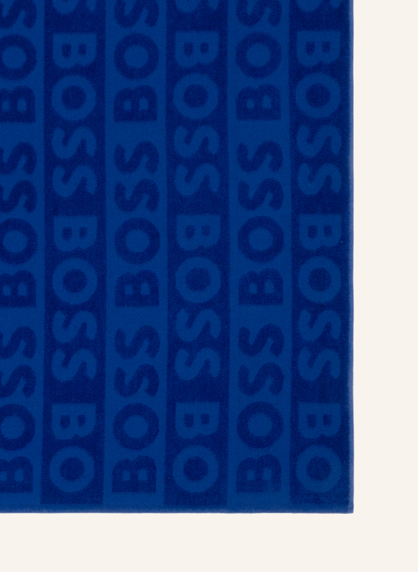 BOSS Strandtuch FONT: HELLBLAU