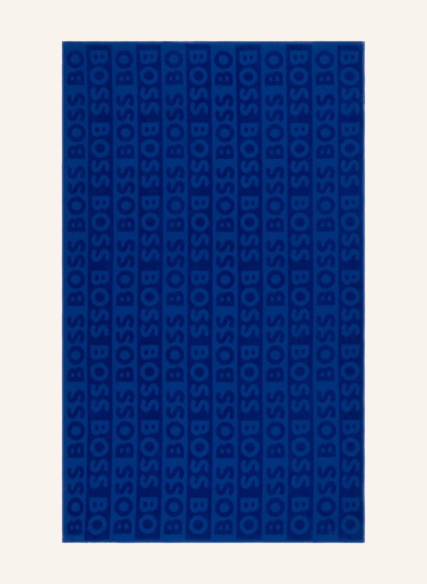 BOSS Strandtuch FONT: HELLBLAU