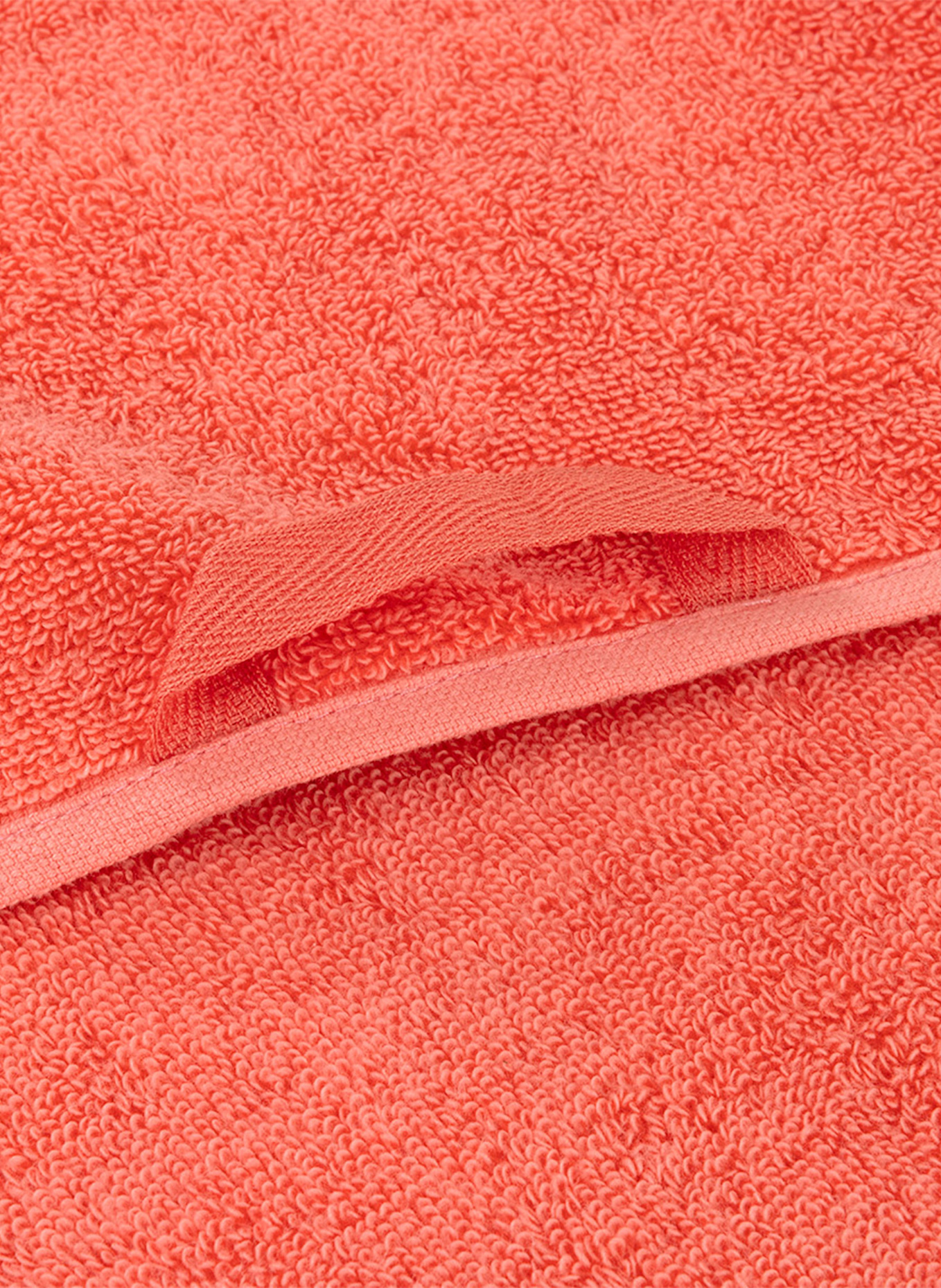 LACOSTE Handtuch LLECROCO: HELLORANGE