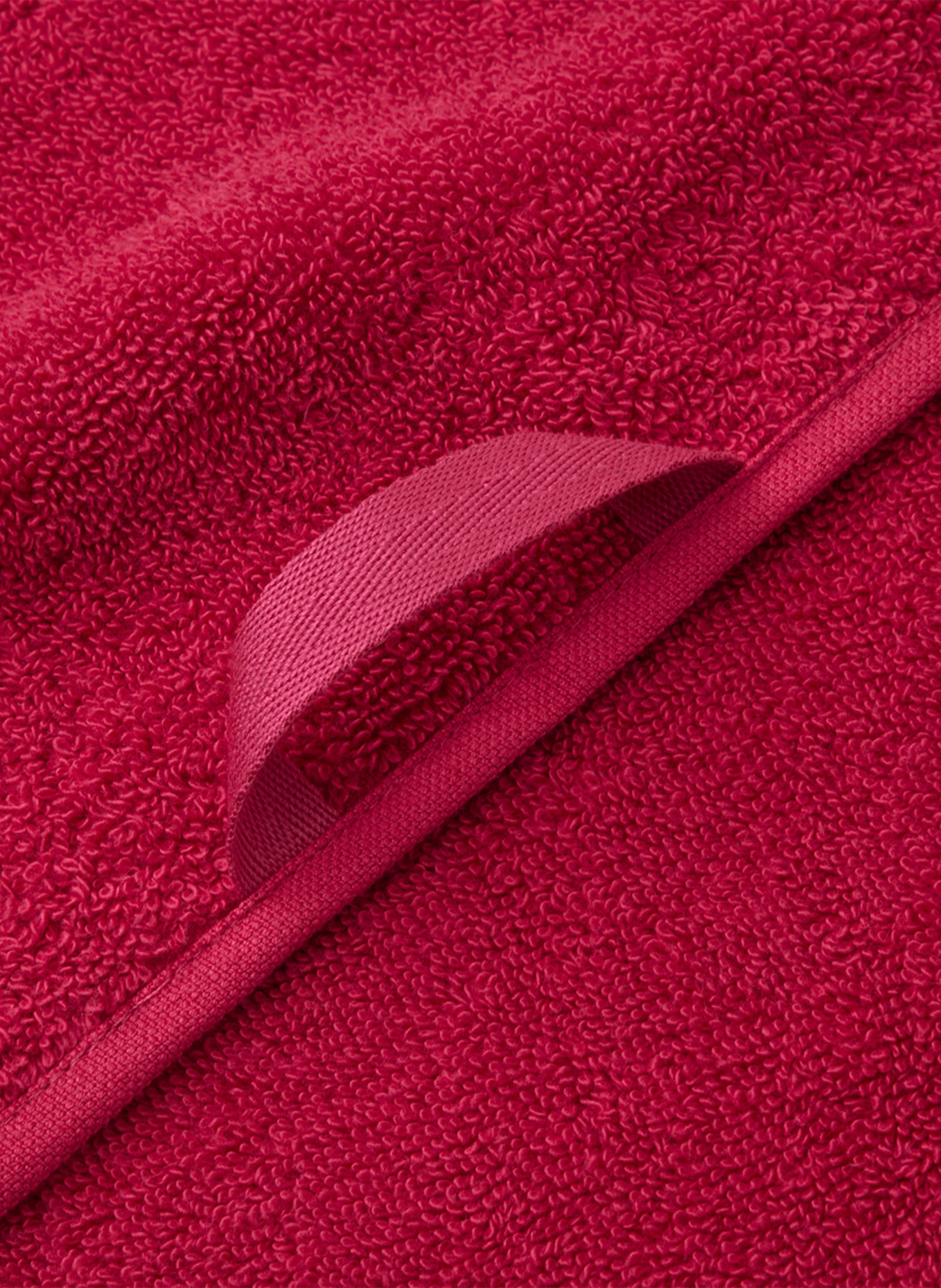 LACOSTE Duschtuch LLECROCO: FUCHSIA