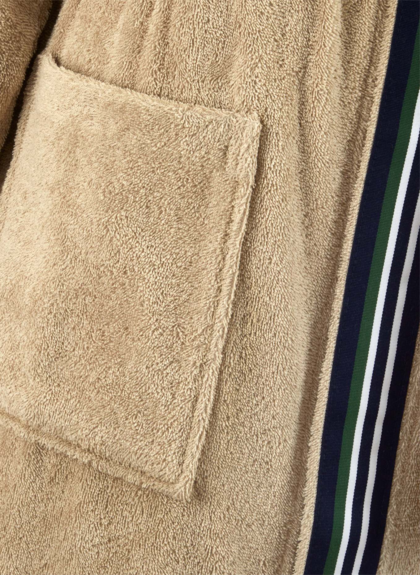 LACOSTE Bademantel LCLUB: BRAUN