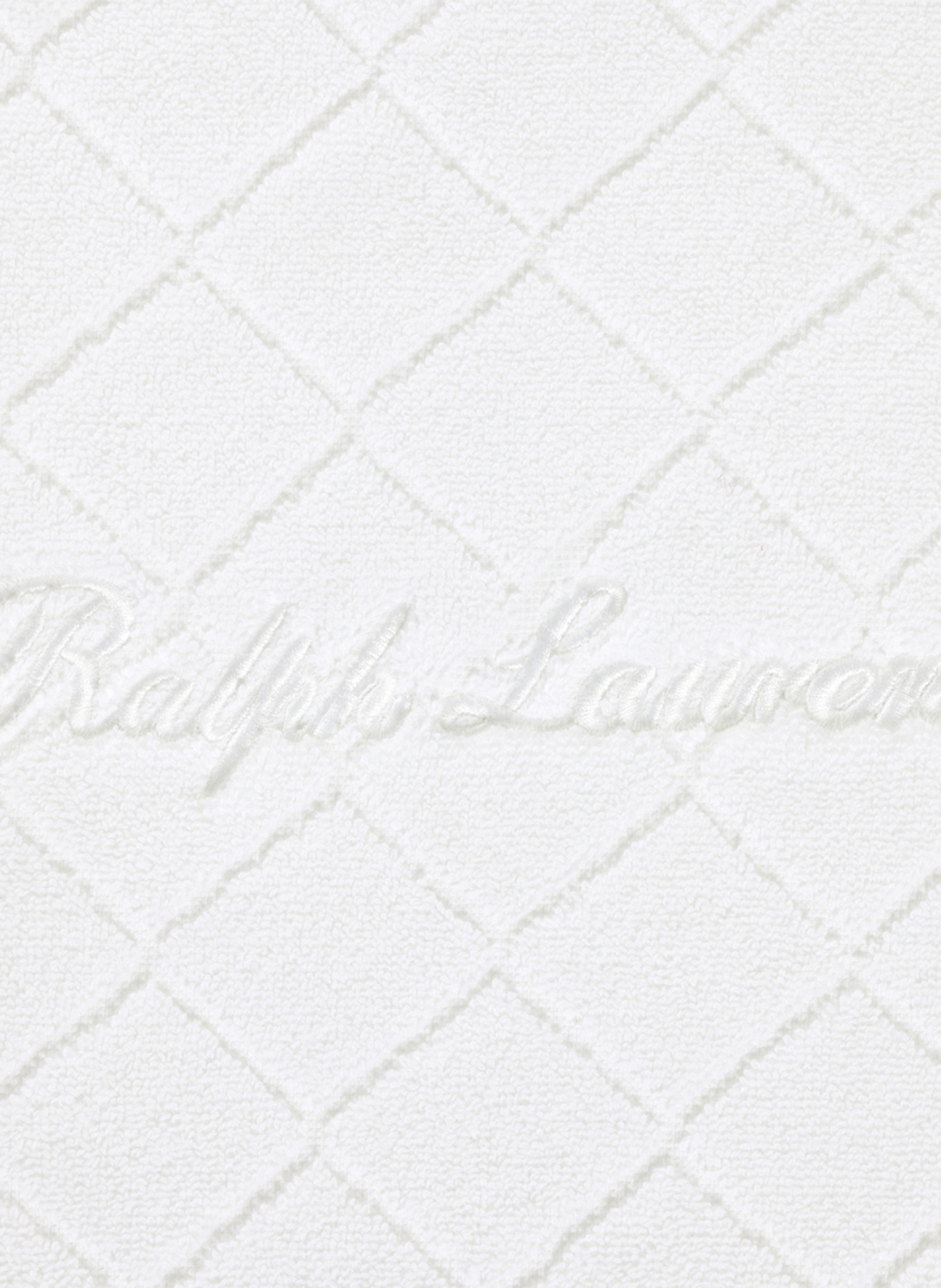 RALPH LAUREN HOME Badematte DULANEY: WEISS