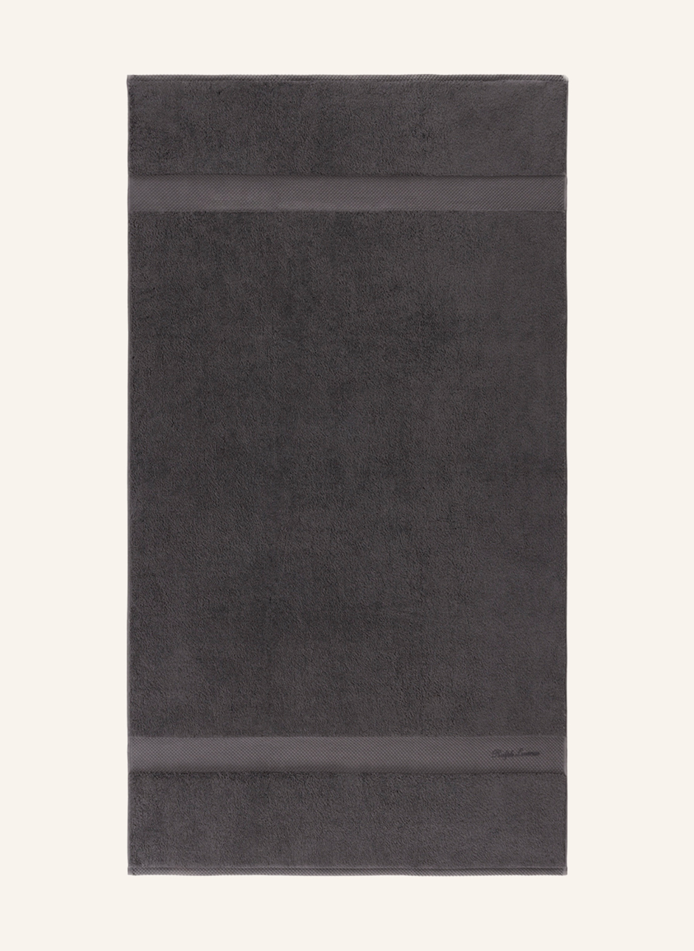 RALPH LAUREN HOME Badetuch DULANEY: DUNKELGRAU
