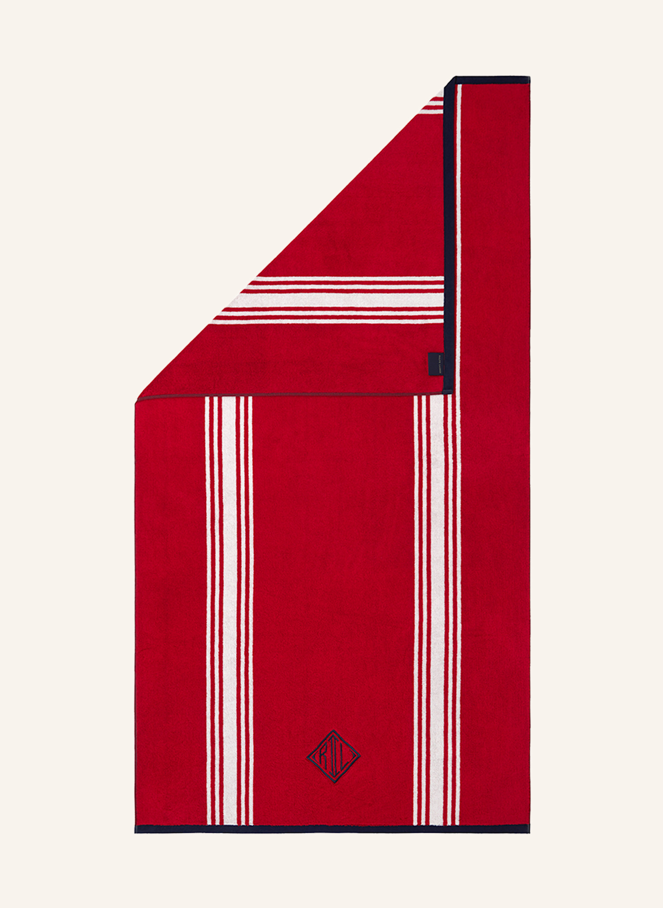 RALPH LAUREN HOME Strandtuch HALLIE: ROT