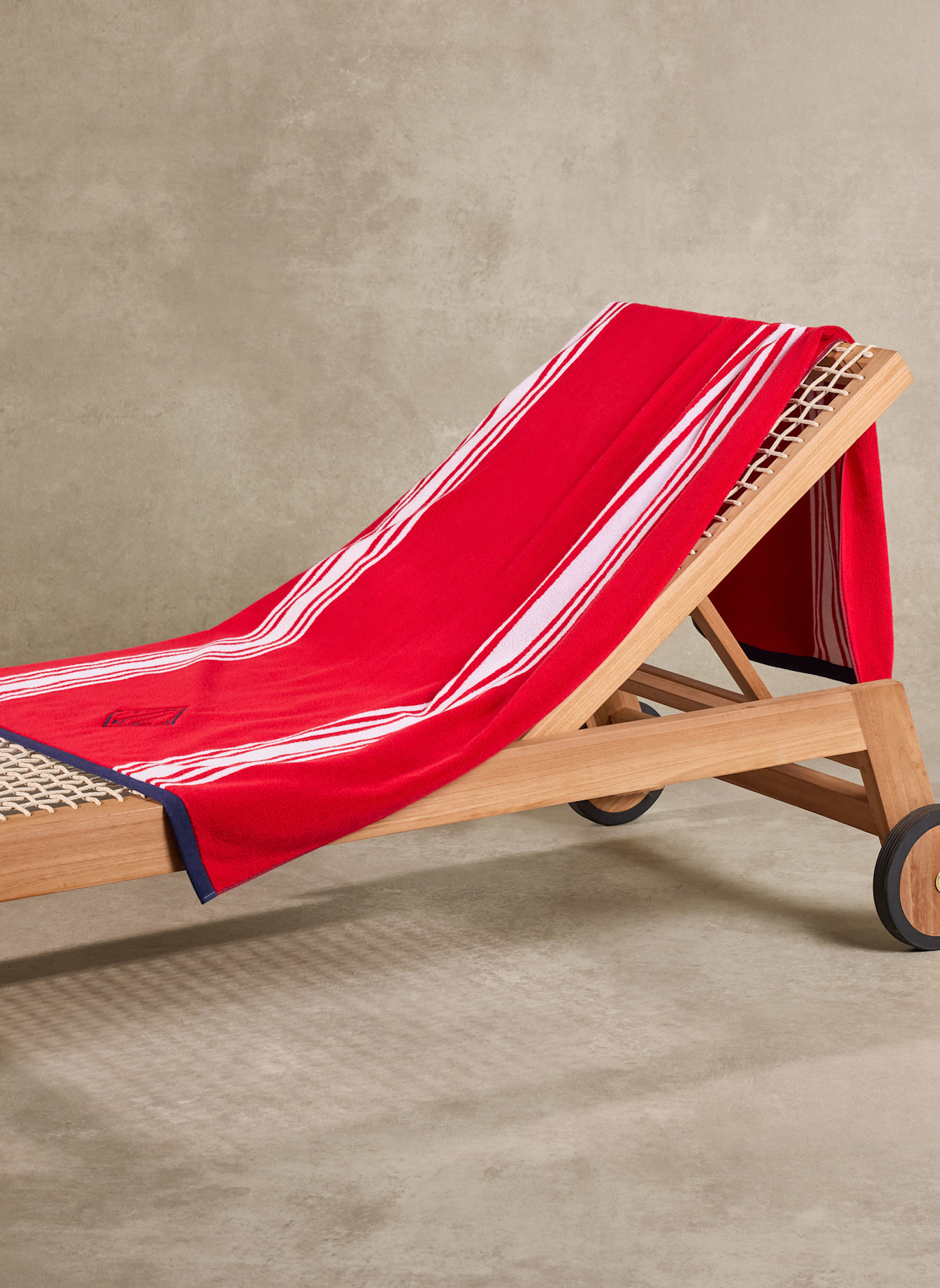 RALPH LAUREN HOME Strandtuch HALLIE: ROT