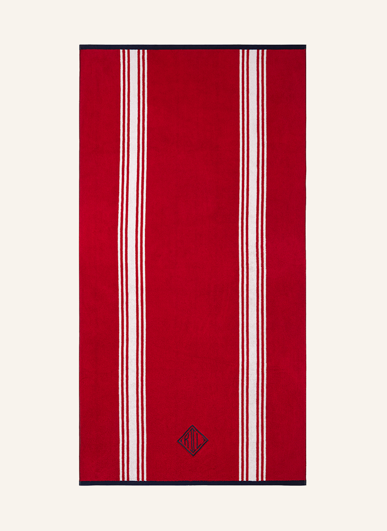 RALPH LAUREN HOME Strandtuch HALLIE: ROT