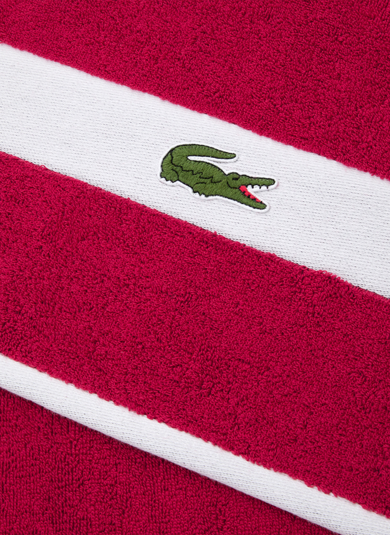 LACOSTE Handtuch LCASUAL: FUCHSIA